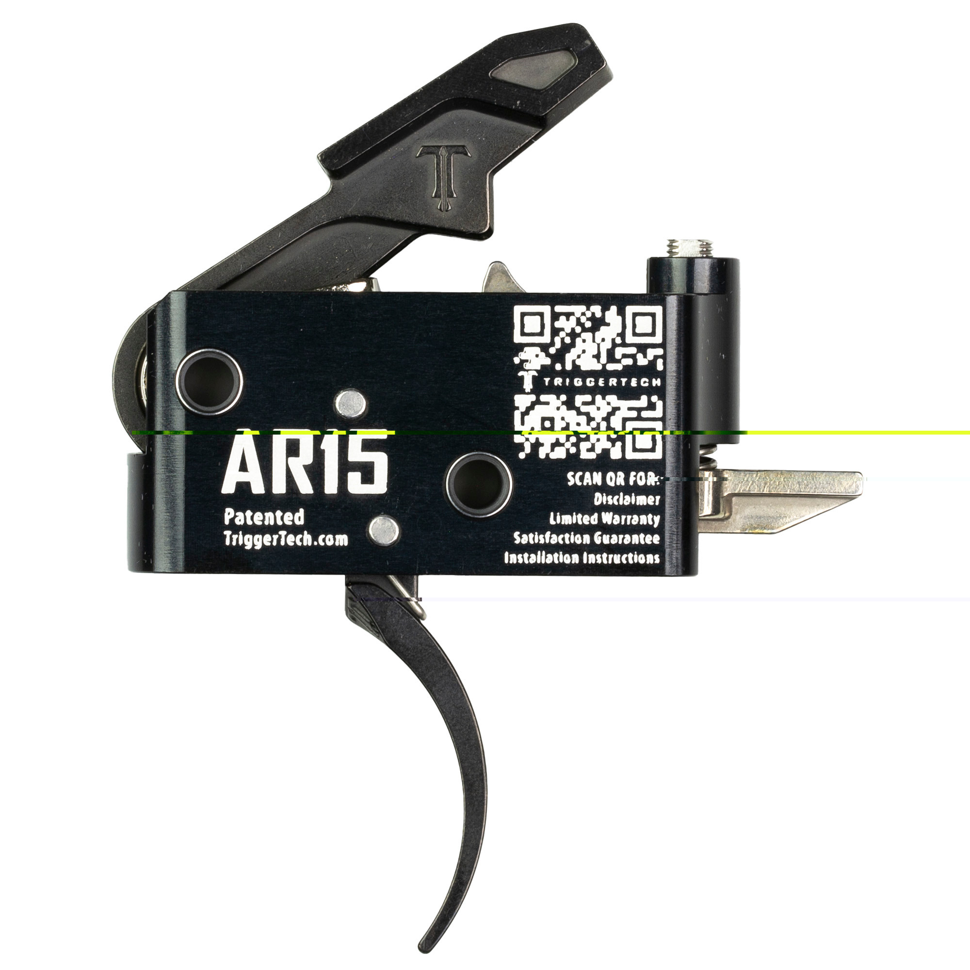 TriggerTech AR0SBB25NNP AdaptablePro Curved Single-Stage 2.5-5.0 lbs Adjustable for AR-15