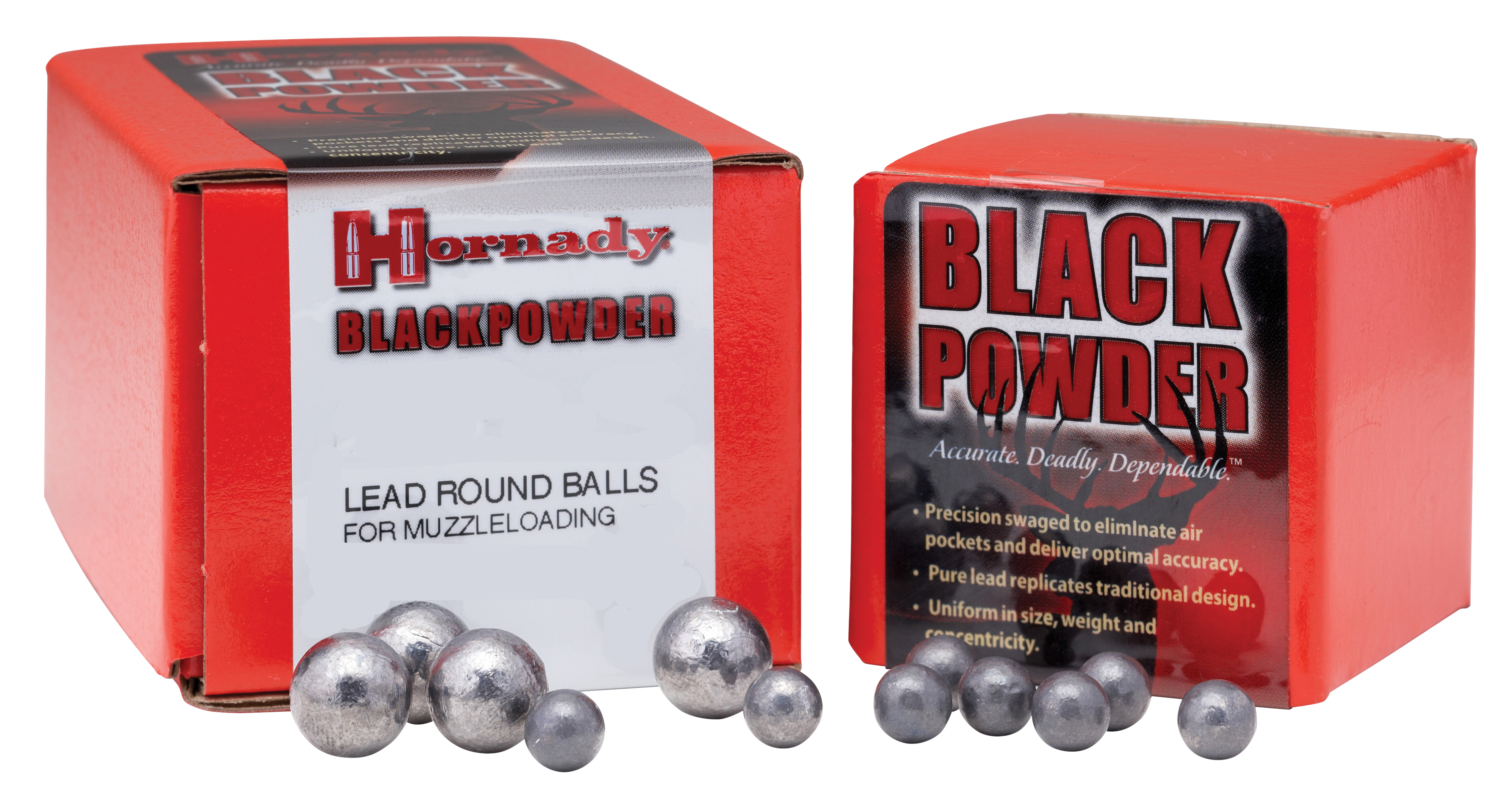 Hornady 6080 Lead Balls 45 Black Powder Lead Balls 143 gr 100 PK Seasonal Availability