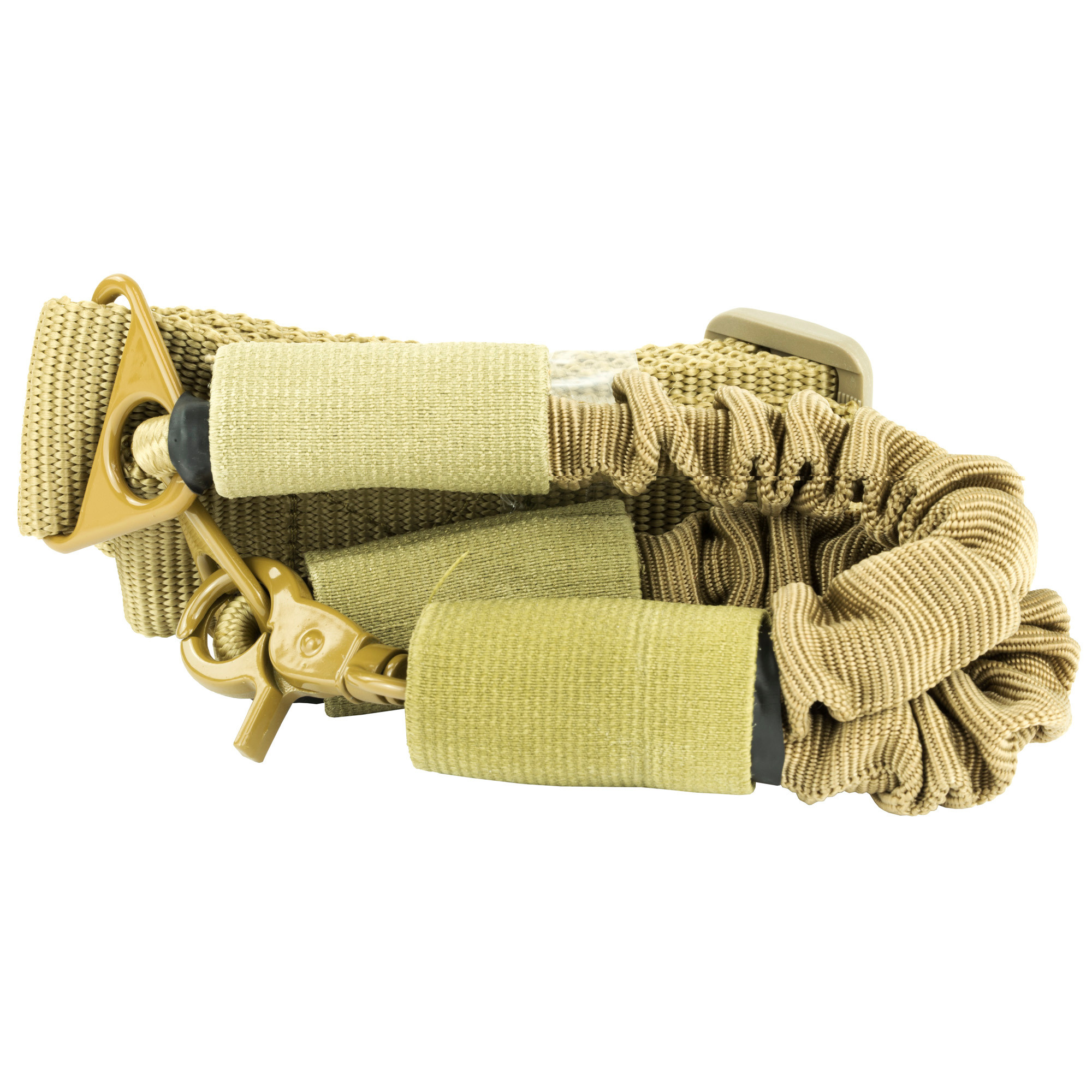 NcStar AARS1PT Single Point Sling1.50" W x 44"-60" L Adjustable Bungee Tan Nylon