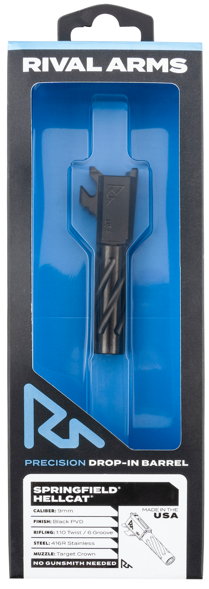 Rival Arms Barrel V1 Springfield Hellcat Stainless Steel