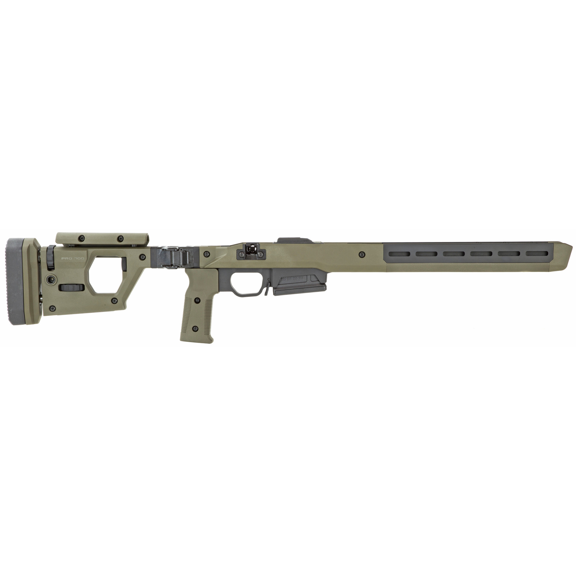 Magpul Pro 700 Chassis Remington 700 Short Action Ambidextrous with Folding Adjustable Stock