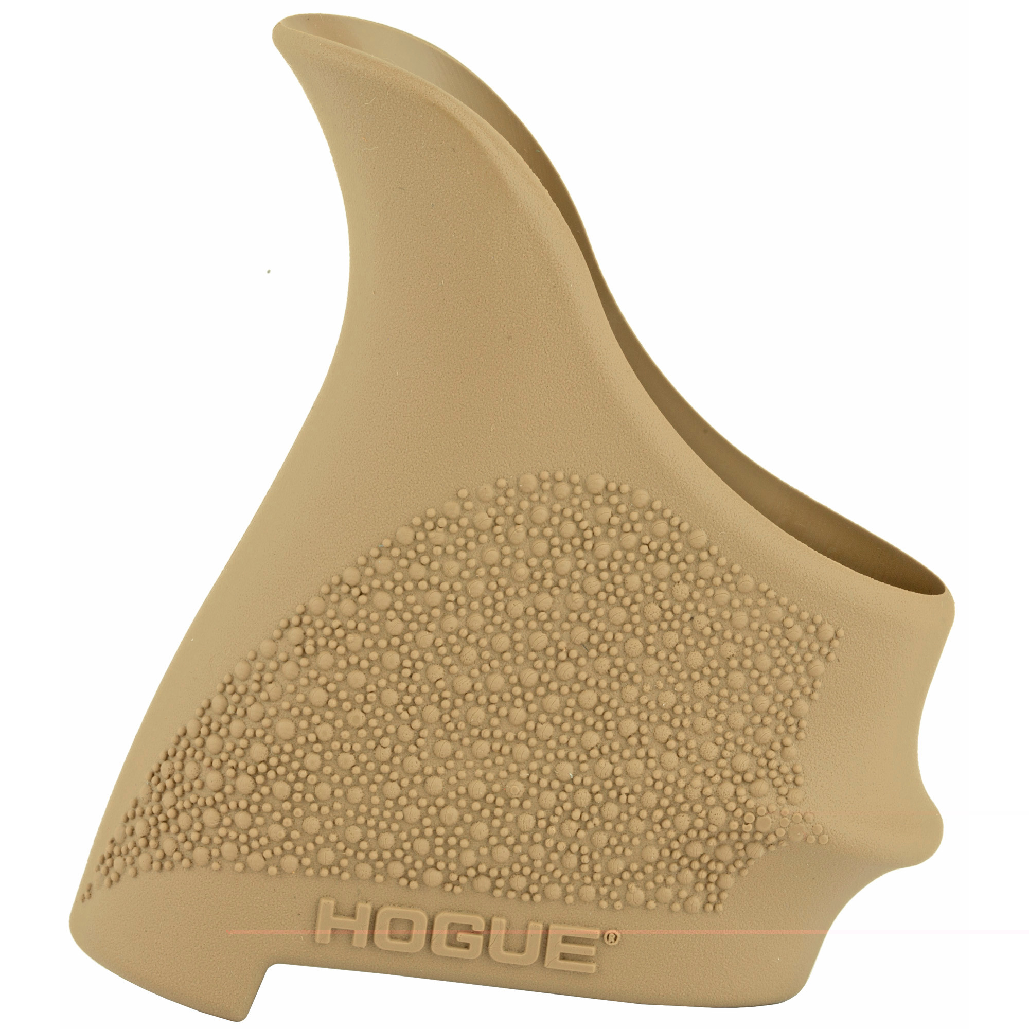 Hogue 18603 HandAll Beavertail Grip Sleeve Textured Flat Dark Earth Rubber for Glock 26, 27