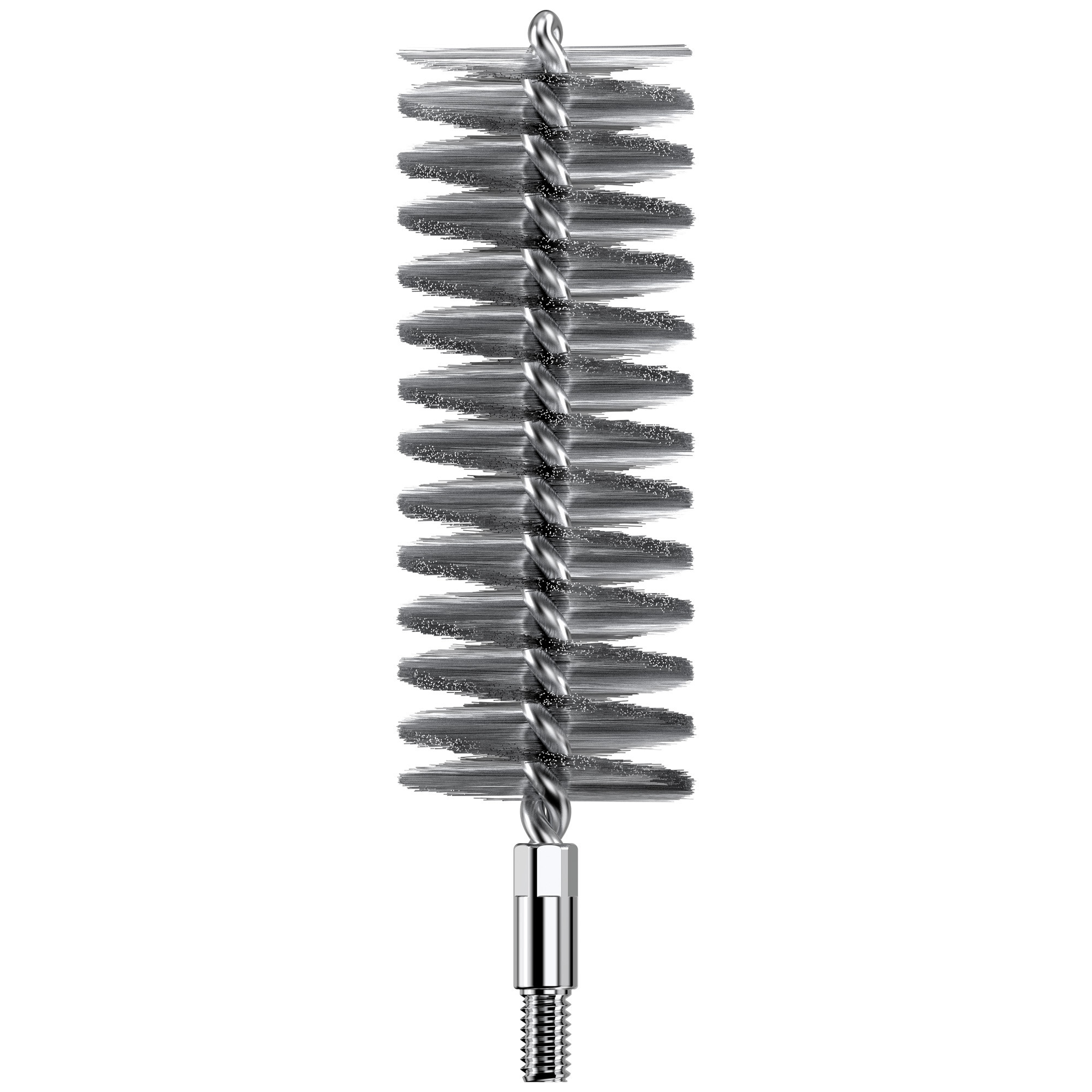 Real Avid AVBMSB30 Bore-Max Speed Brush 7.62mm/30 Cal Rifle Firearm 8-32" Thread Nickel Plated Bronze Bristles