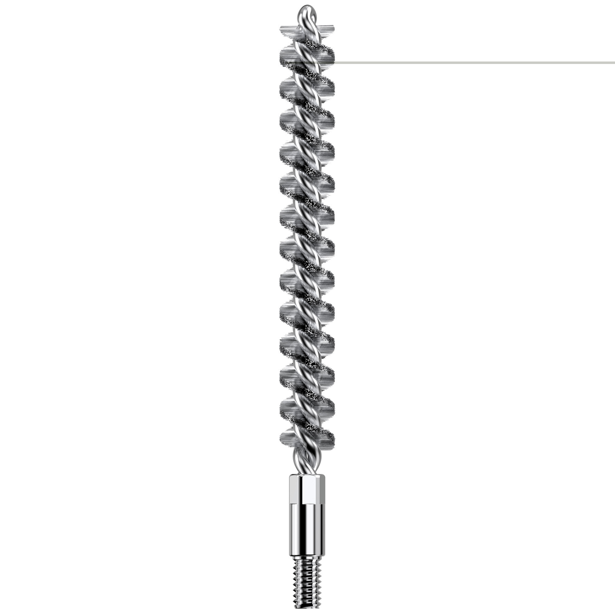 Real Avid AVBMSB30 Bore-Max Speed Brush 7.62mm/30 Cal Rifle Firearm 8-32" Thread Nickel Plated Bronze Bristles