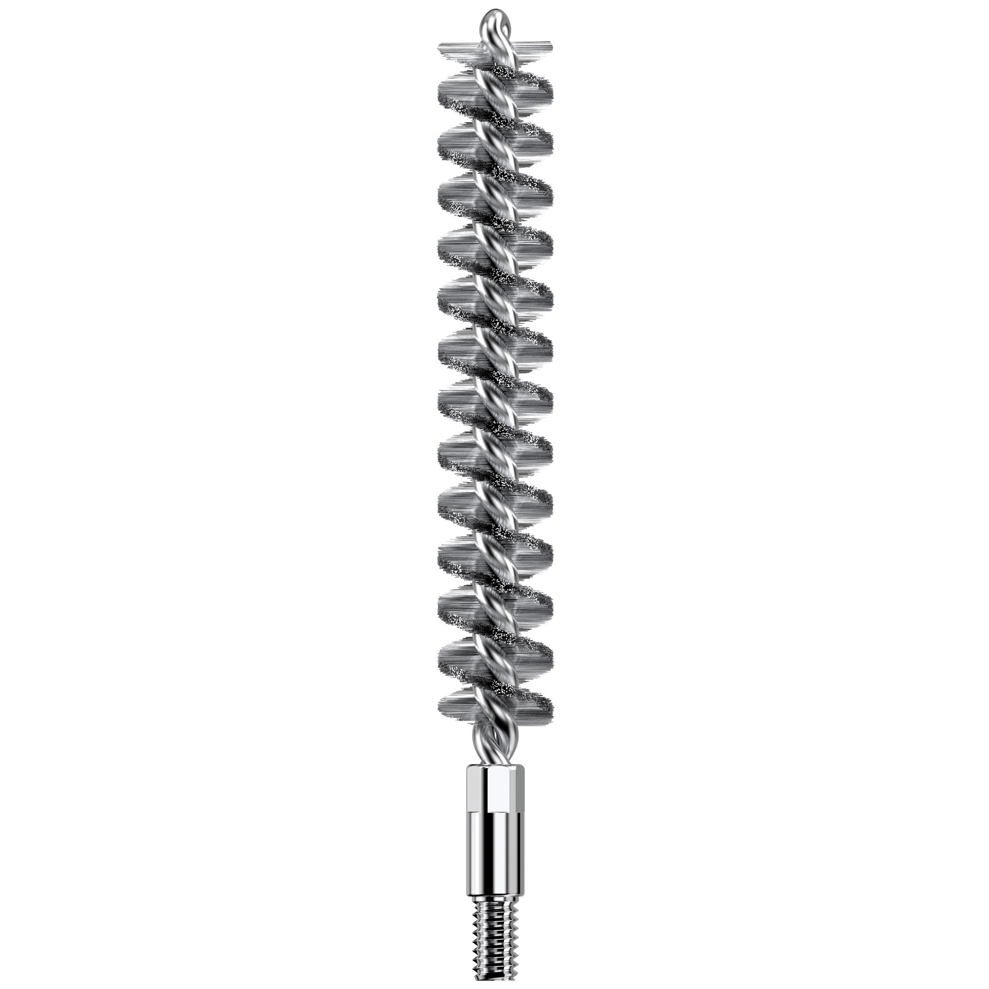 Real Avid AVBMSB30 Bore-Max Speed Brush 7.62mm/30 Cal Rifle Firearm 8-32" Thread Nickel Plated Bronze Bristles