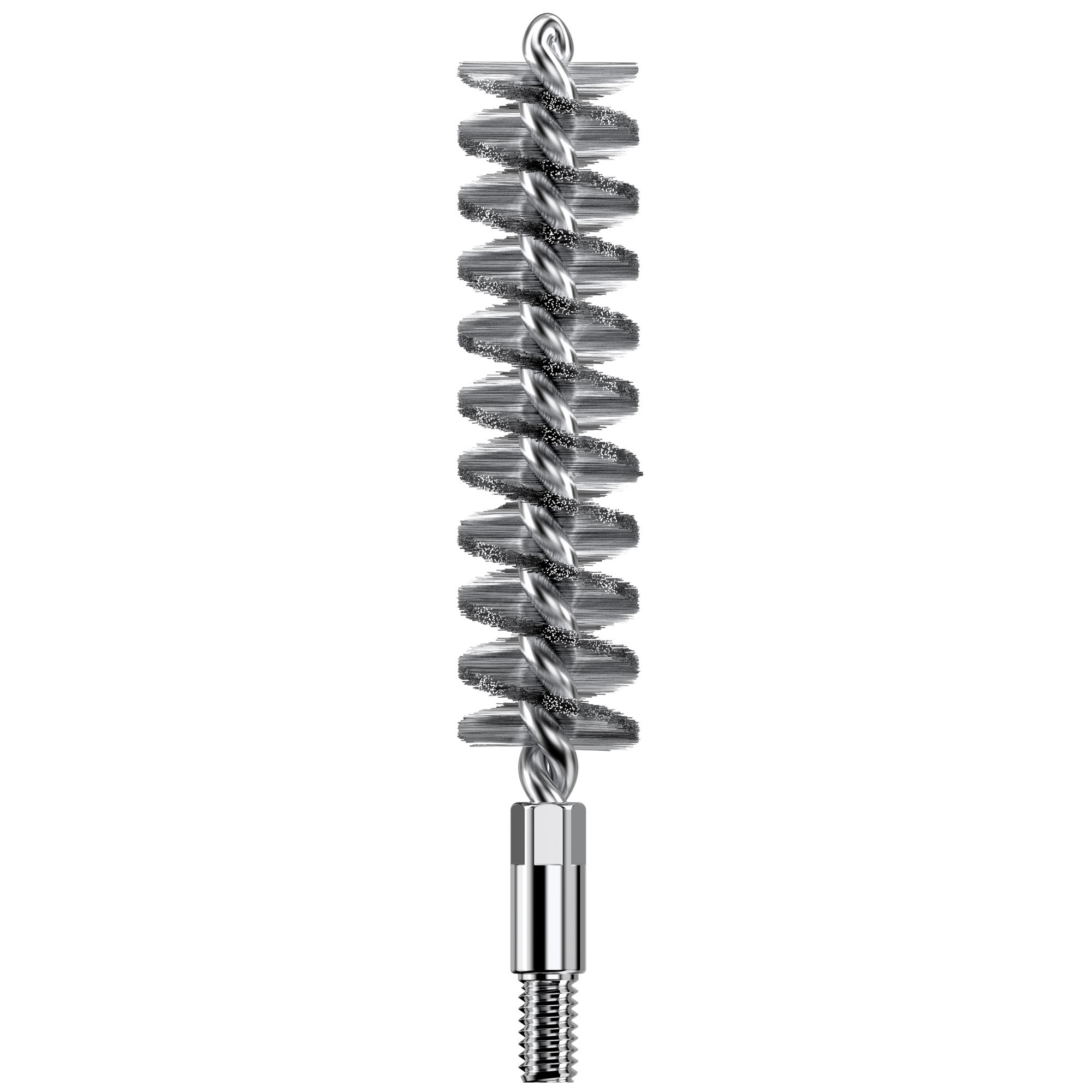 Real Avid AVBMSB30 Bore-Max Speed Brush 7.62mm/30 Cal Rifle Firearm 8-32" Thread Nickel Plated Bronze Bristles