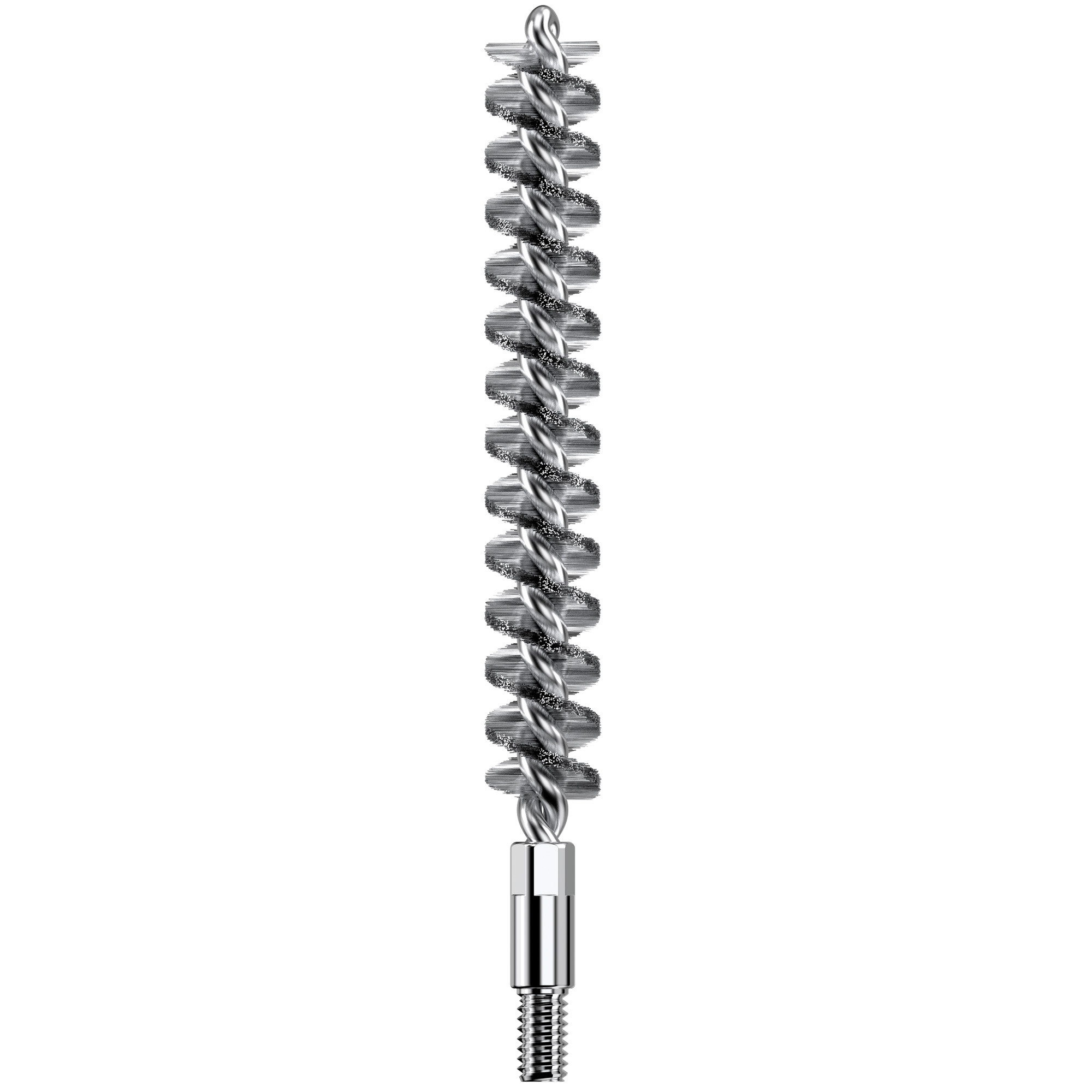 Real Avid AVBMSB30 Bore-Max Speed Brush 7.62mm/30 Cal Rifle Firearm 8-32" Thread Nickel Plated Bronze Bristles