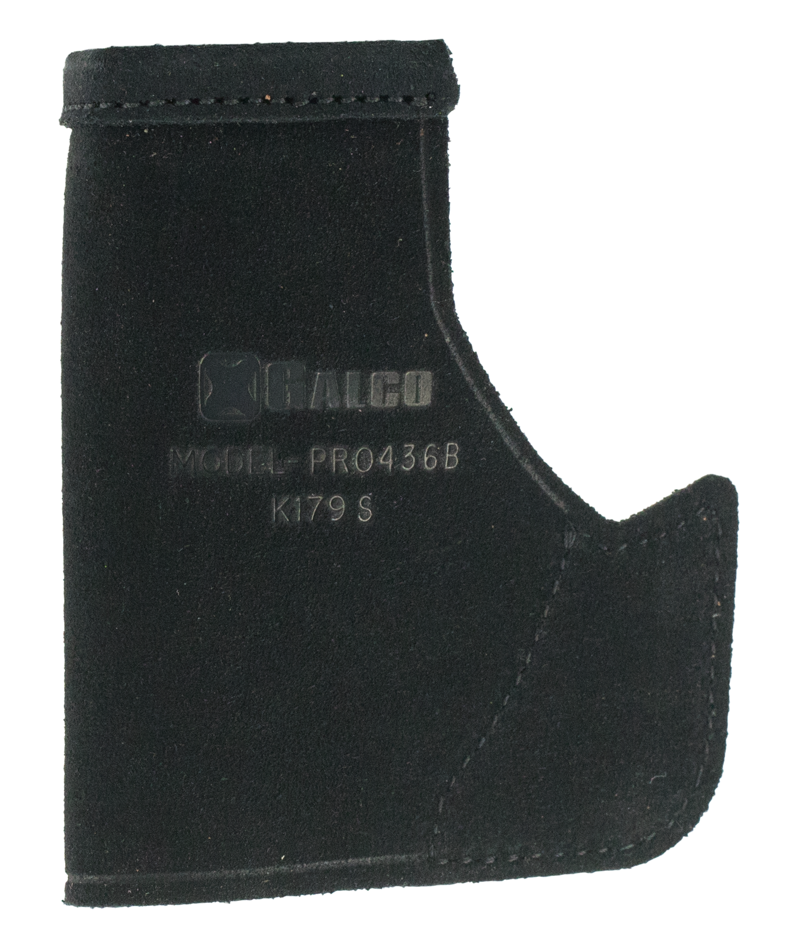 Galco PRO436B Pocket ProtectorBlack Leather Fits Ruger LCP/Kel-Tec P-32/Diamondback DB/NAA Guardian Ambidextrous