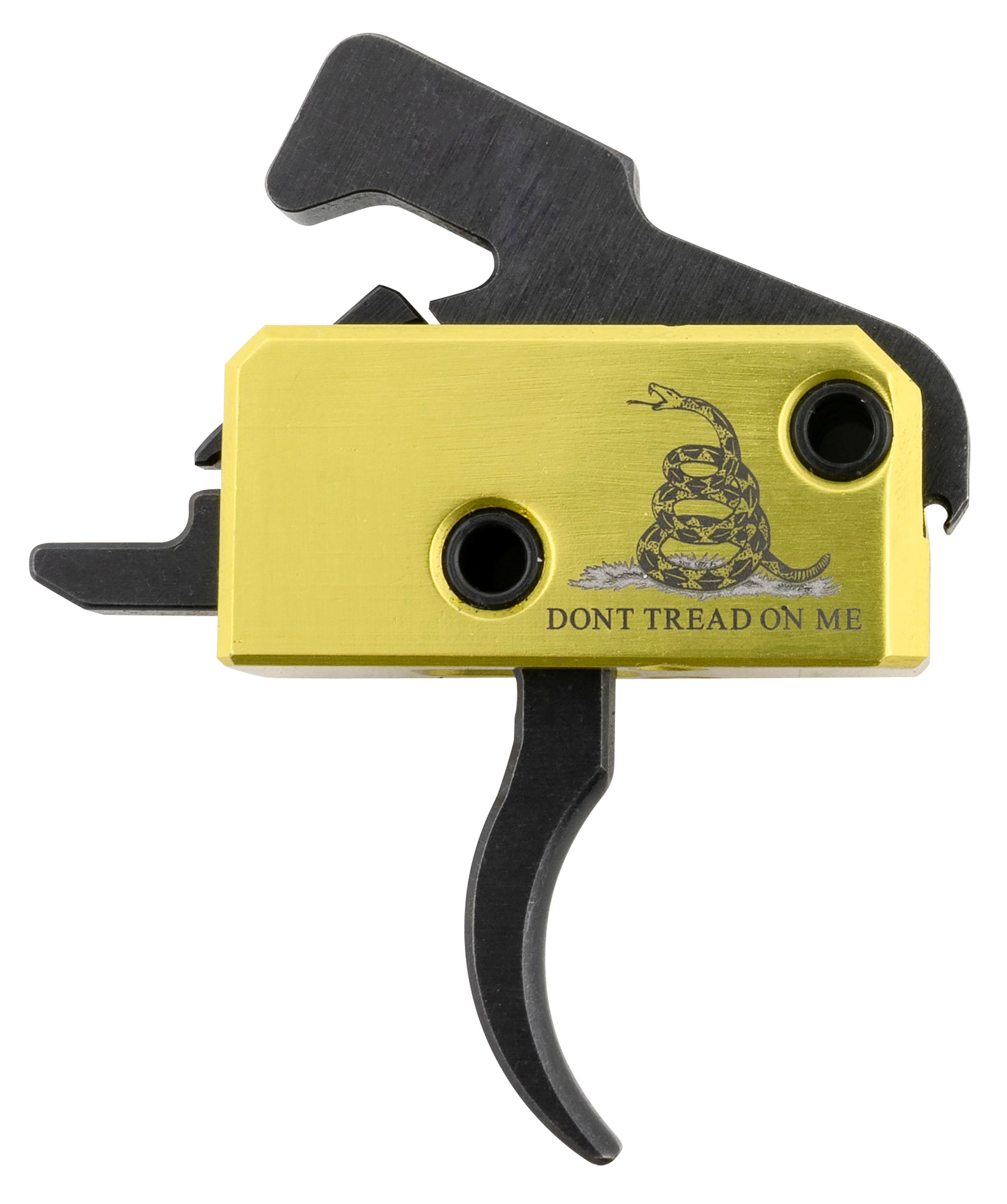 Rise Armament Super Sporting Drop-In Trigger Group with Anti-Walk Pins AR-15 Small Pin .154" Single Stage Don't Tread on Me Gadsden Flag