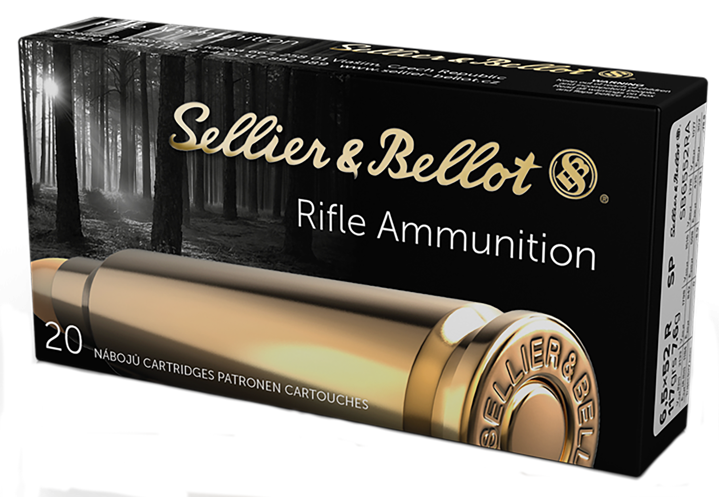 Sellier & Bellot Ammunition 6.5x52mm Rimmed 117 Grain Soft Point 20RD