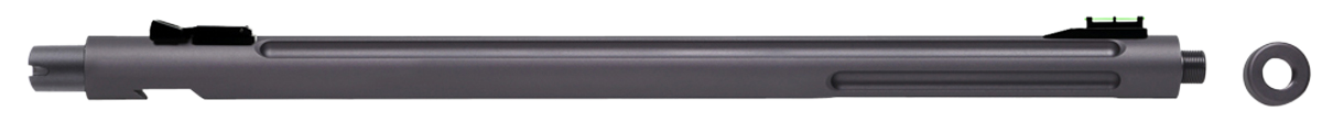 Tactical Solutions 1022SGMG X-Ring Barrel 22 LR 16.50" Gunmetal Gray FinishAluminum Material Bull with Fluting, Threading & Sights for Ruger 10/22