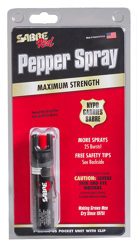 Sabre P220C Pocket P22 Pocket Unit Pepper Spray Range 8-10 ft 0.75 oz