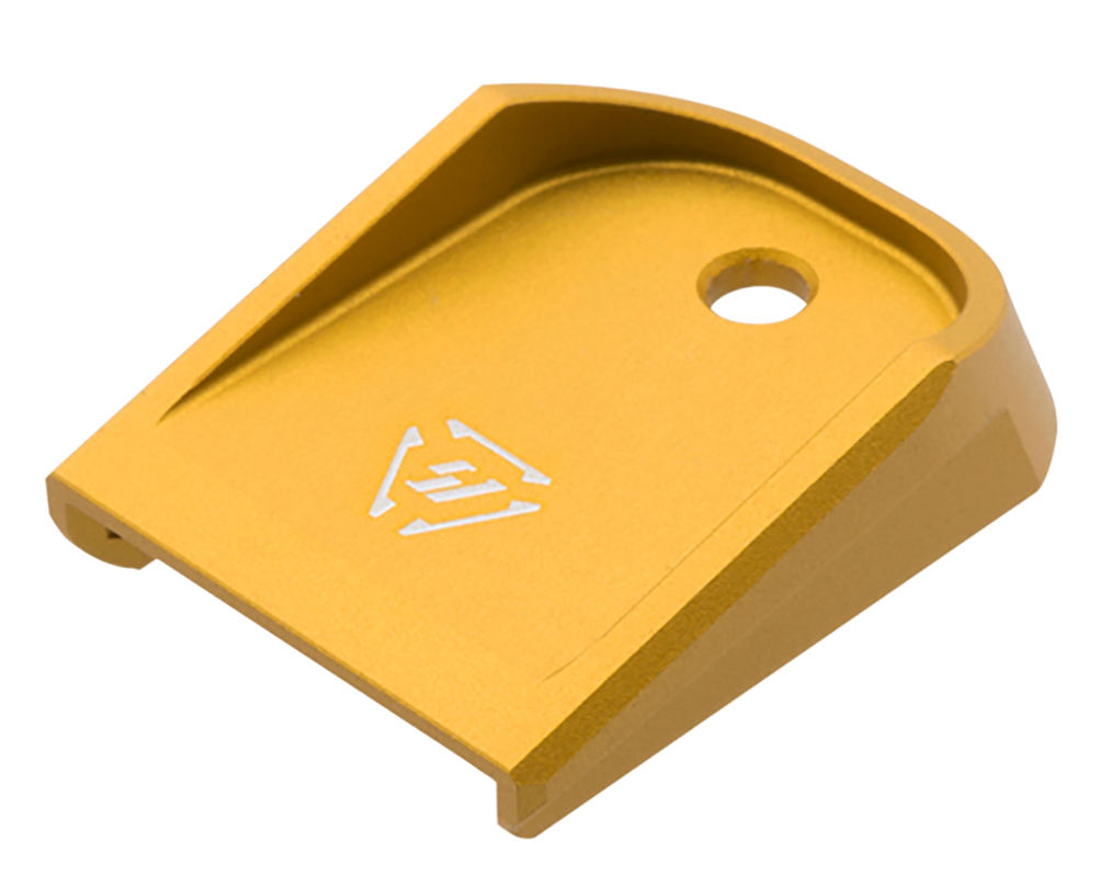 Strike Industries GALBPTITAN Base Platemade of 6061-T6 Aluminum with Titan Finish for Glock Mags (Except 20,21,26,27,33 & 39)