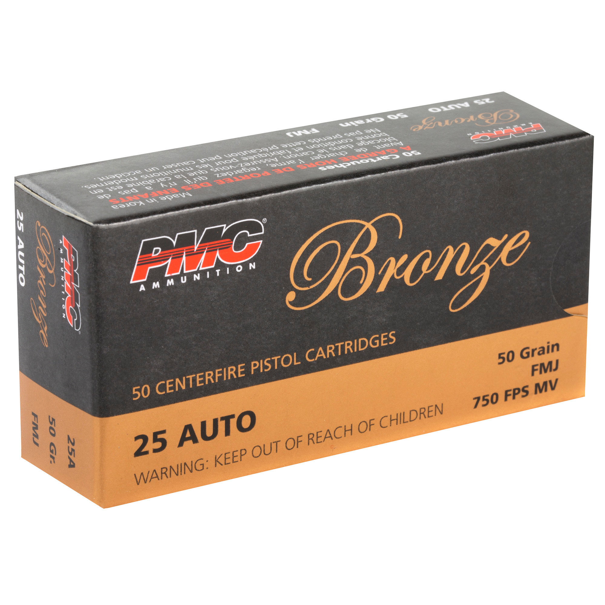 Pmc Bronze 25a 25 50 Fmj Tgt 50/20