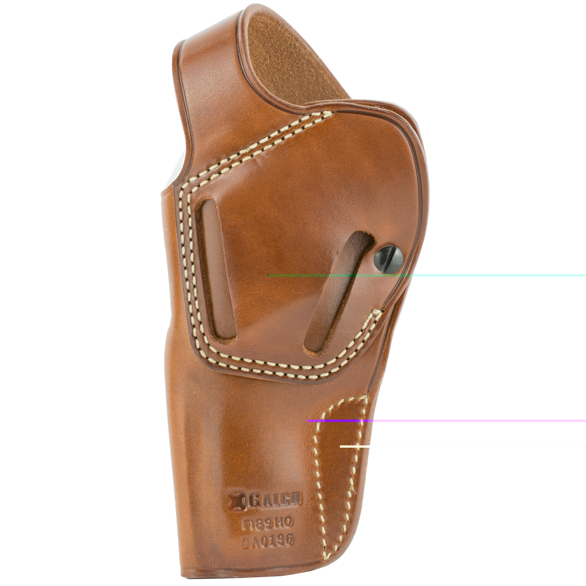 Galco DAO196 DAOOWB Tan Leather Belt Slide Fits Taurus Judge Right Hand