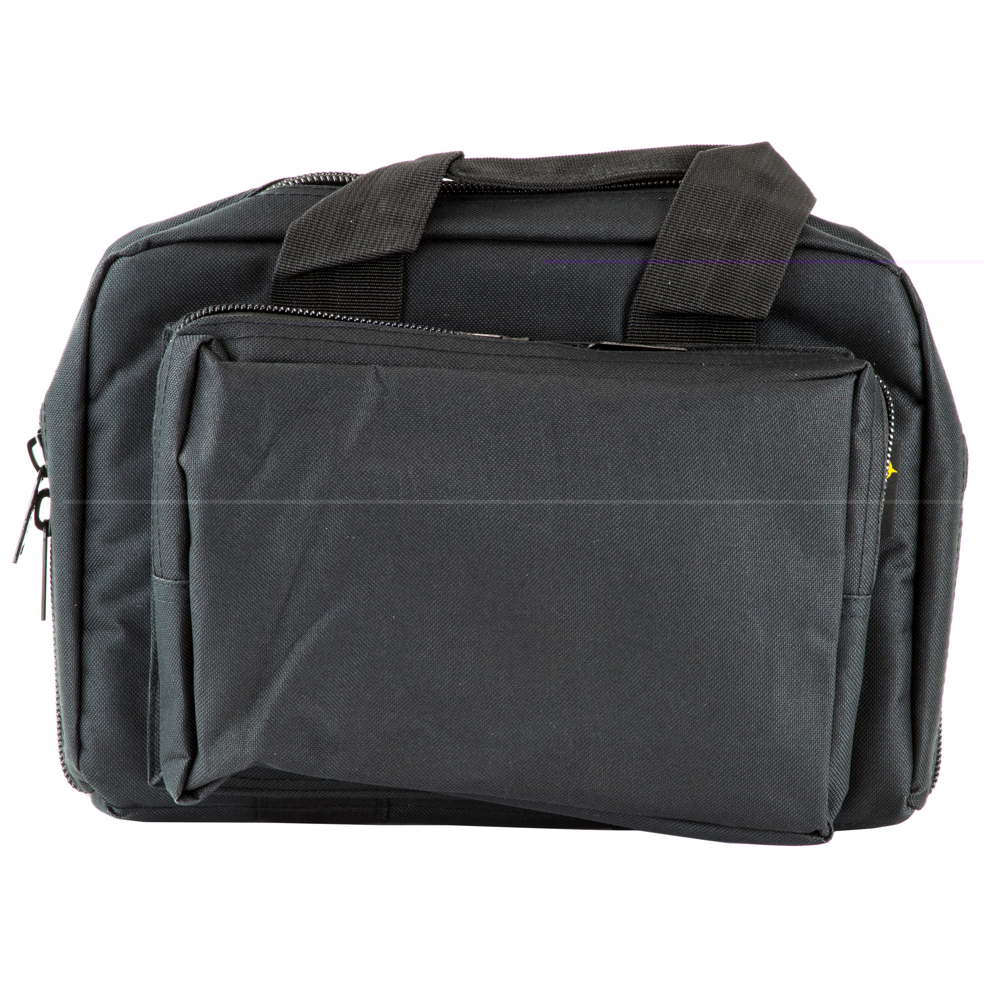 US PeaceKeeper P21102 Mini Range Bag Water Resistant Robin's Egg Blue 600D Polyester with 8 Mag Pockets, Lockable Zippers & Wraparound Handles 12.75" L x 8.75" H x 3" D Exterior Dimensions