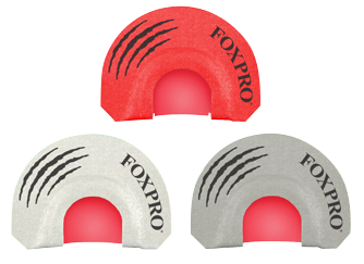Foxpro LOADEDGUN Loaded Gun Combo Diaphragm Call Double/Triple Reed Coyote Sounds Attracts Coyotes Gray/Red/White 3 Piece