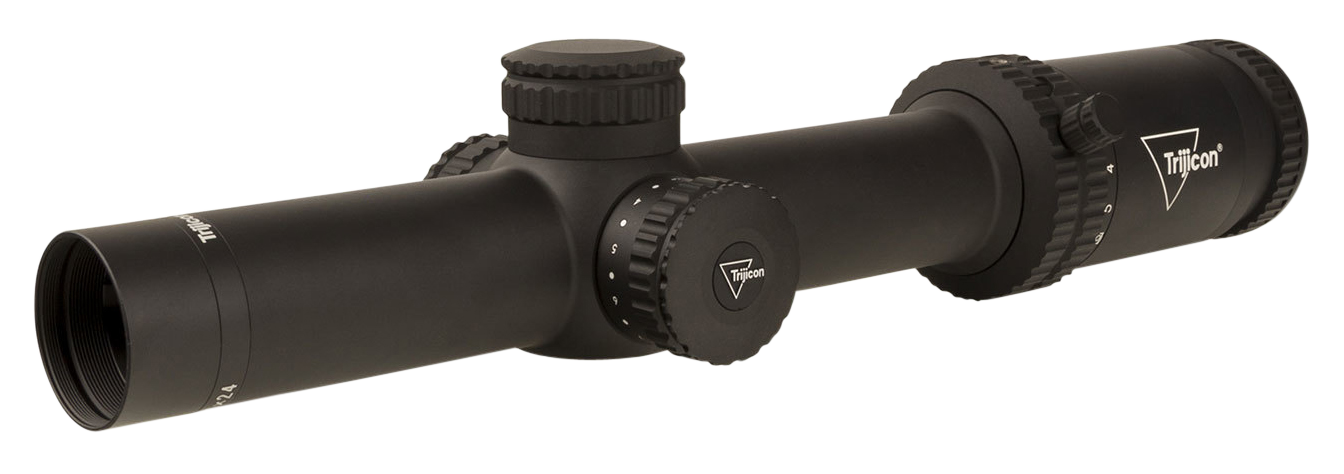 Trijicon 1-6x24 Credo 30mm Rifle Scope Matte Black, BDC Segmented Circle 223 / 55gr (Green)