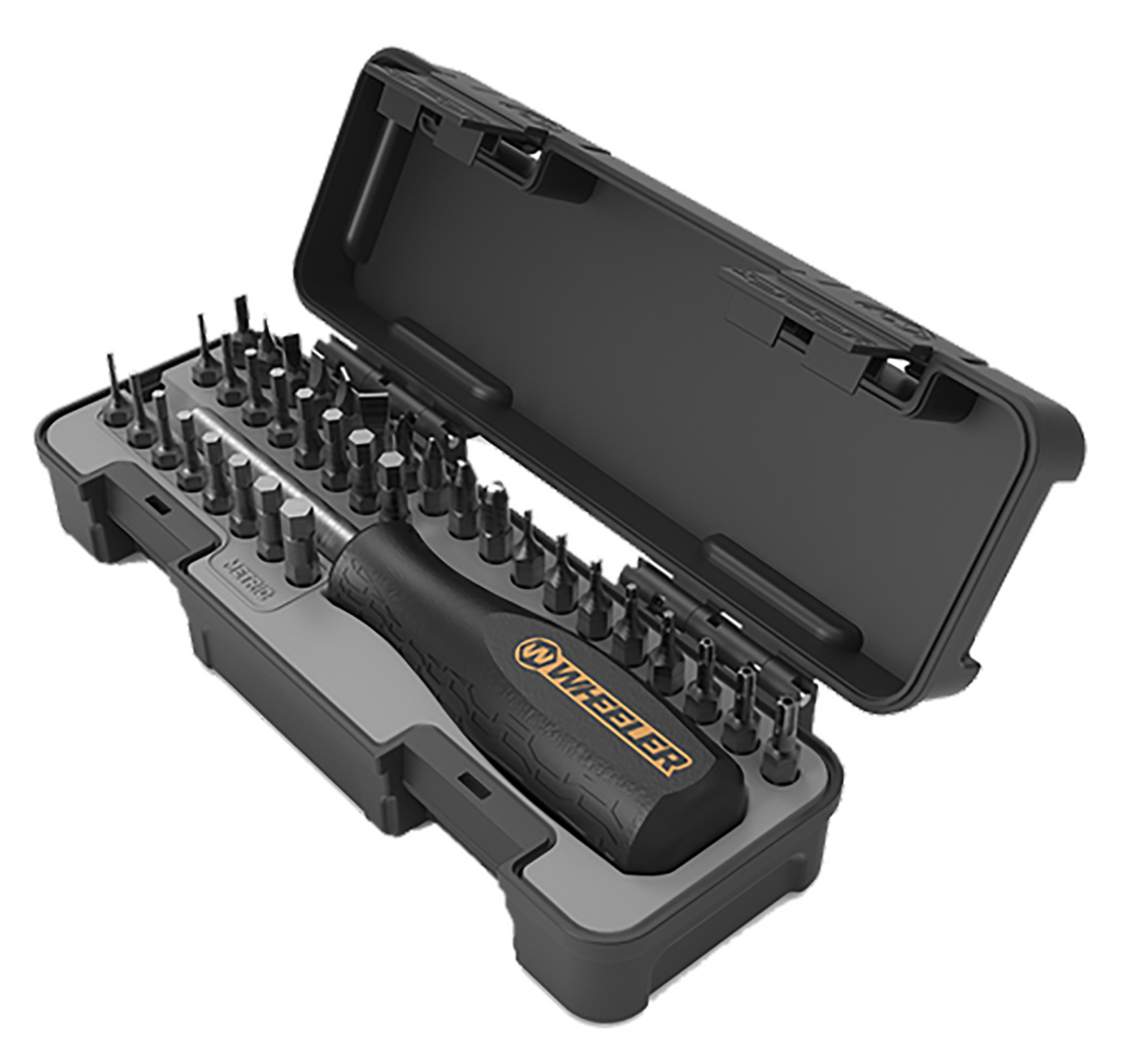 Wheeler 4001005 SpaceSaver Screwdriver Set Black 36 Pieces