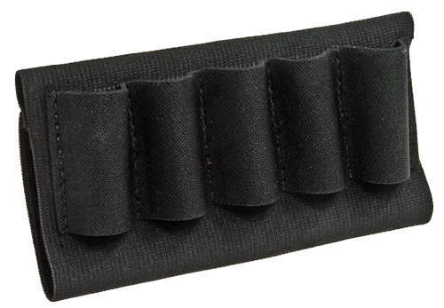 Blackhawk 74SH02BK Buttstock Shell HolderBlack Nylon Capacity 5rd Shotgun Buttstock Mount