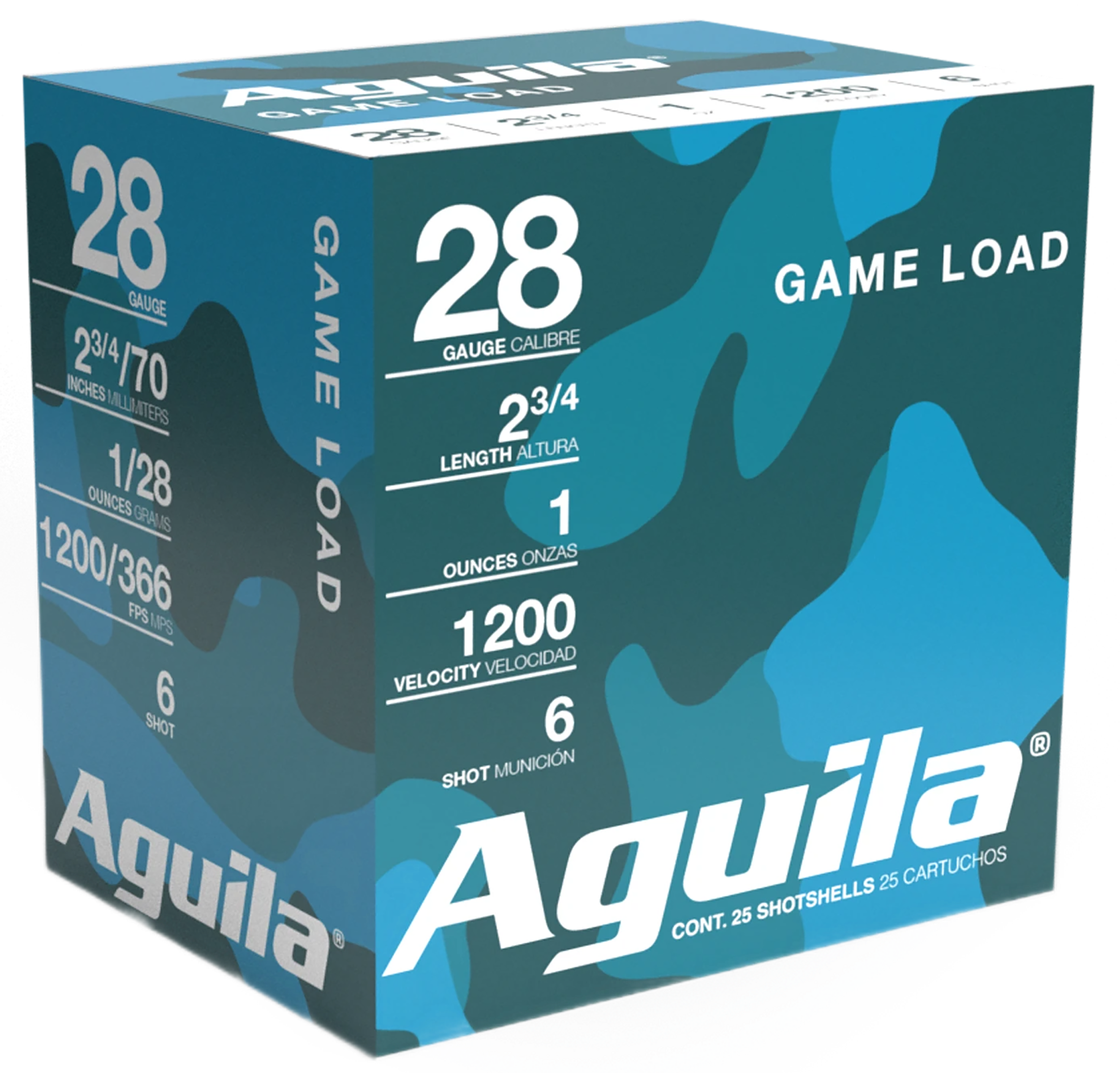 Aguila 1CHB2836 Birdshot Standard Velocity 28 Gauge 2.75" 1 oz 6 Shot 25 Per Box/ 20 Cs
