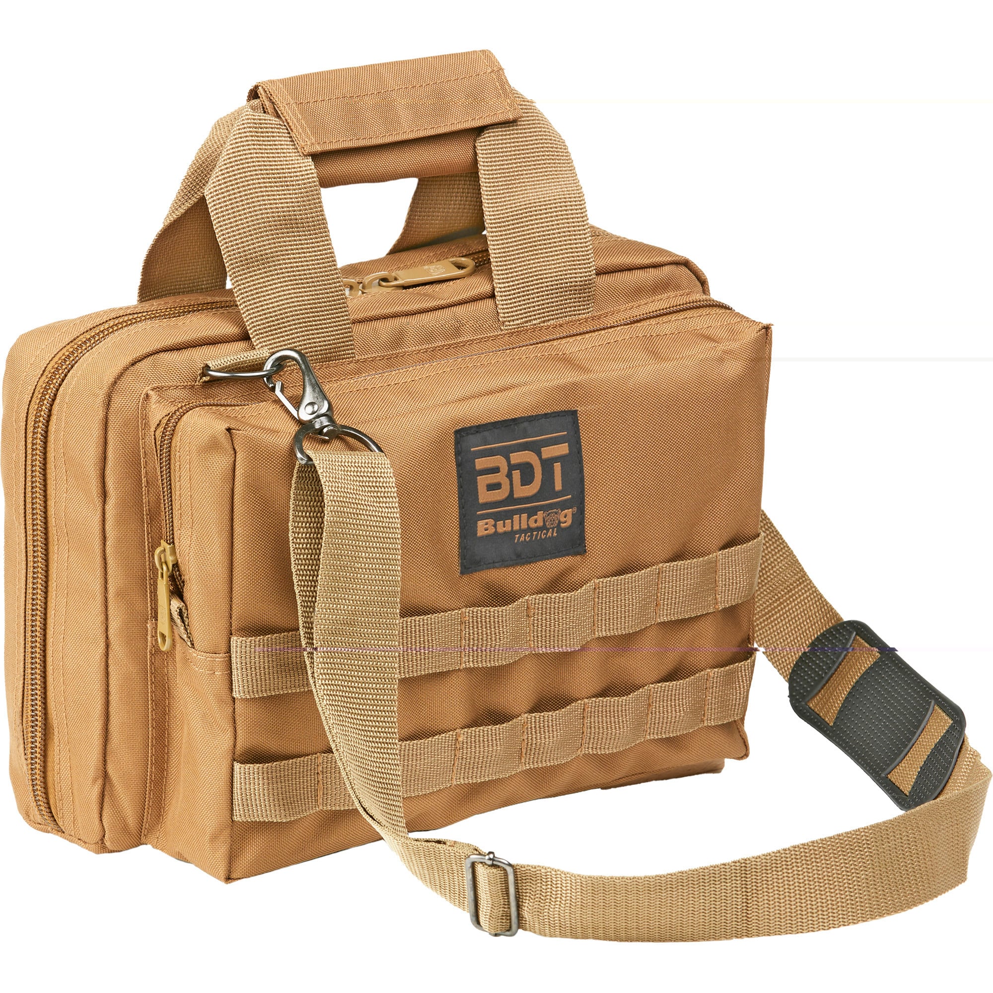 Bulldog Cases Deluxe 2 Pistol Range Bag w/ Strap &