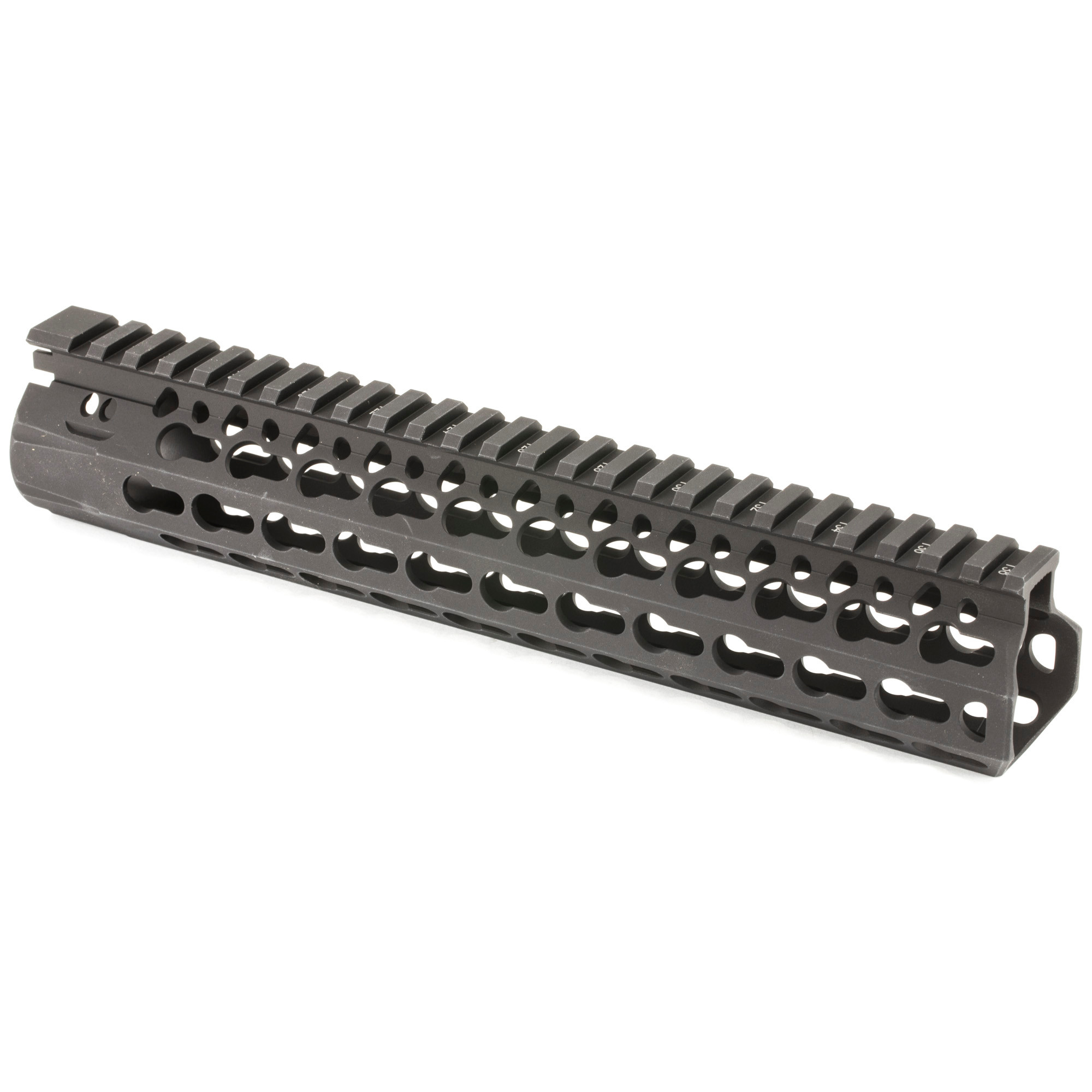 BCM KMRA10556BK KMR Alpha Handguard 10" Keymod Style Made of Aluminum with Black Anodized Finish for AR-15