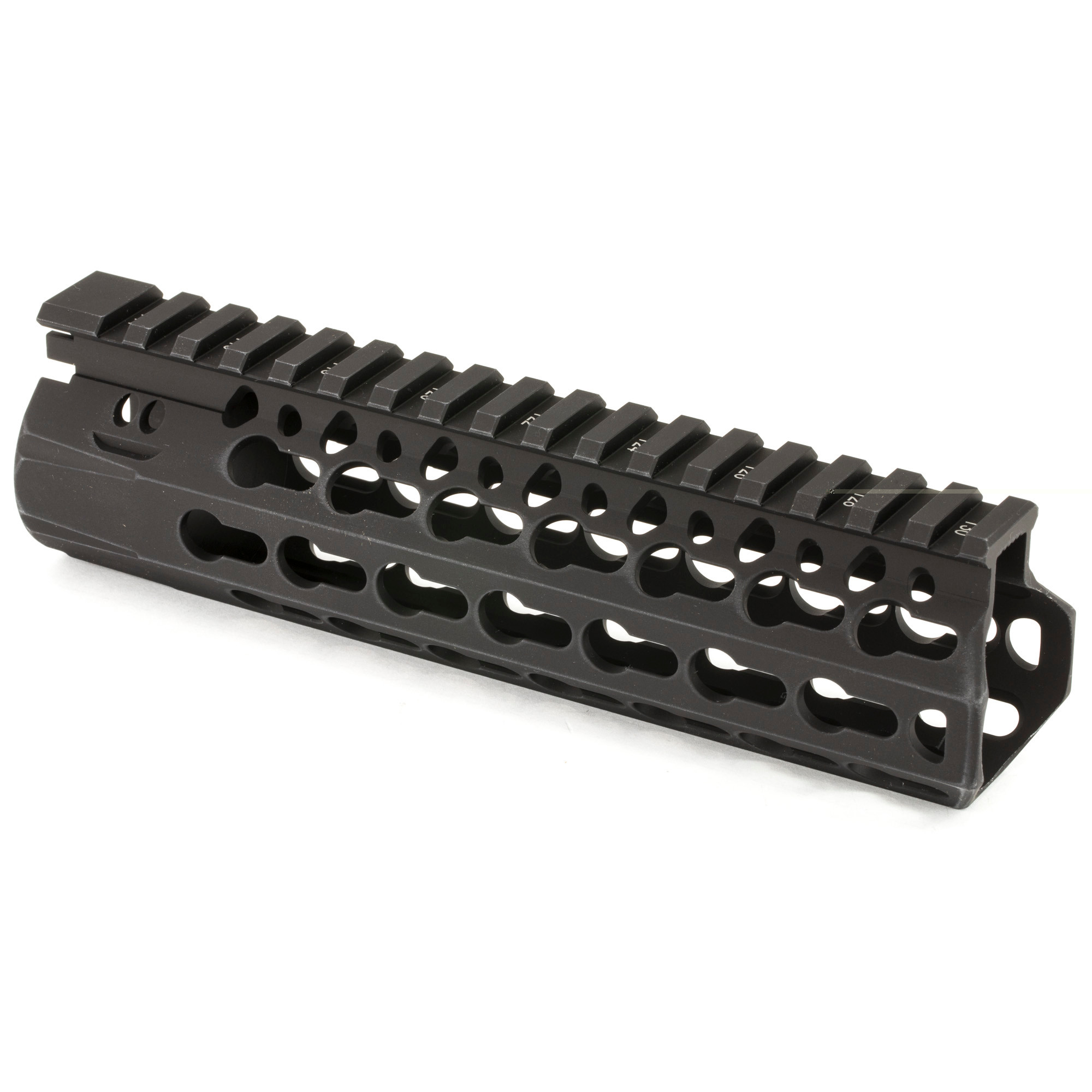 BCM KMRA10556BK KMR Alpha Handguard 10" Keymod Style Made of Aluminum with Black Anodized Finish for AR-15