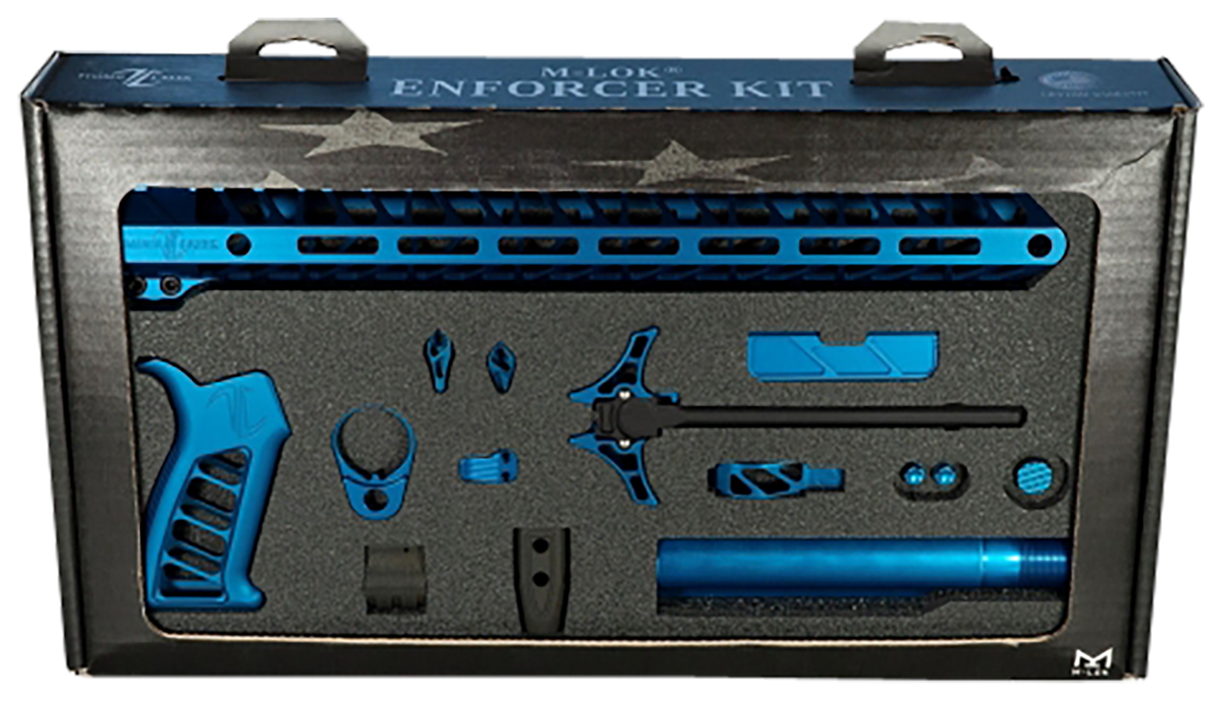 Timber Creek Outdoors TCOEKB Enforcer Complete Build Kit Blue Anodized for AR-15