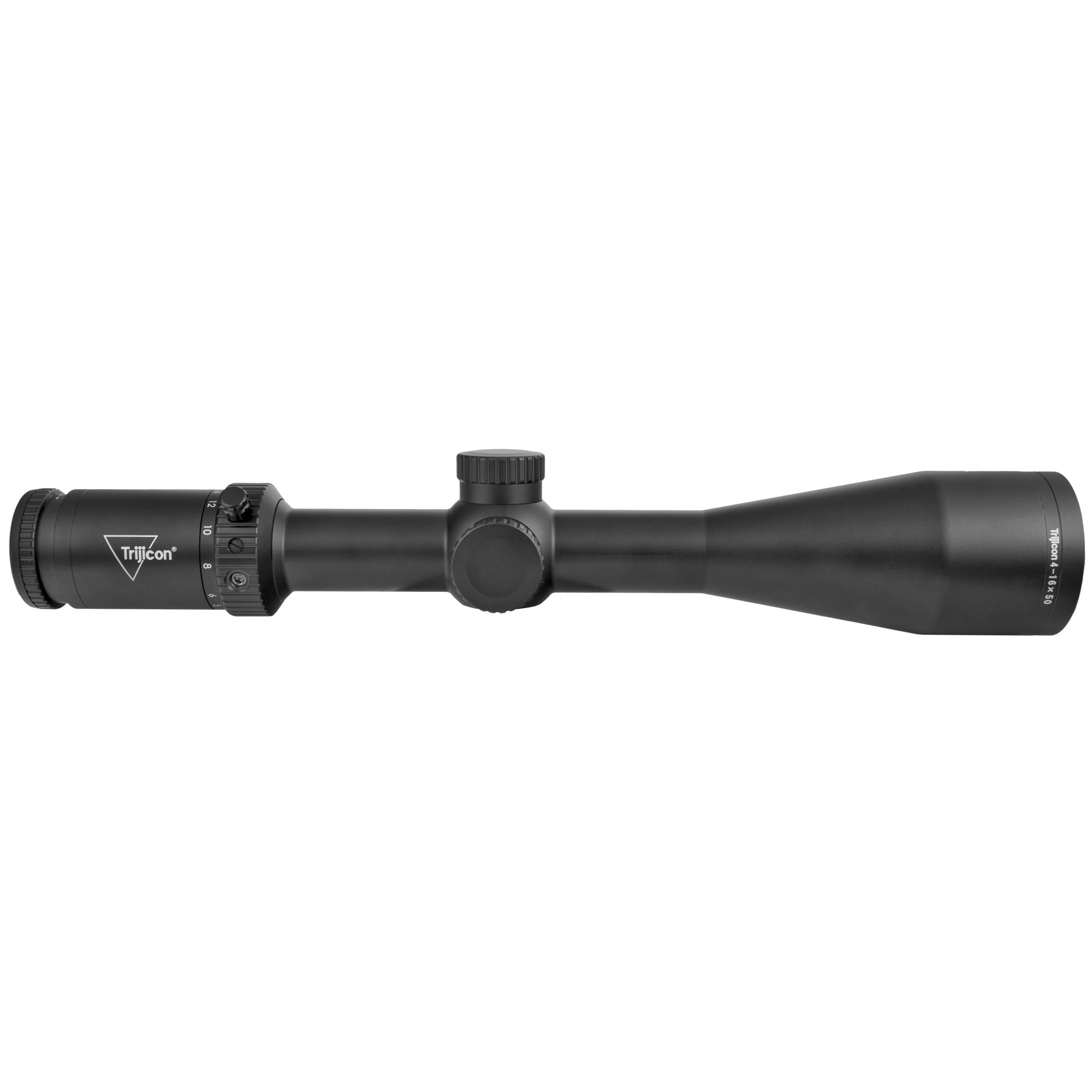 Trijicon 4-16x50 Credo HX 30mm Rifle Scope Satin Black, Standard Duplex (Red), Side Focus