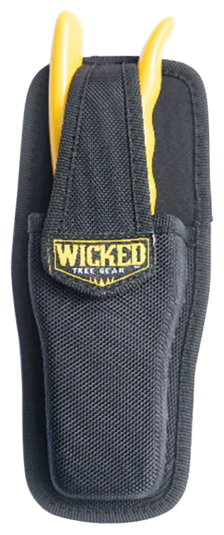 Wicked Tree Gear WTG017S Hand Pruner SheathFits Wicked Tough Pruners Belt Loop Mount Black Canvas
