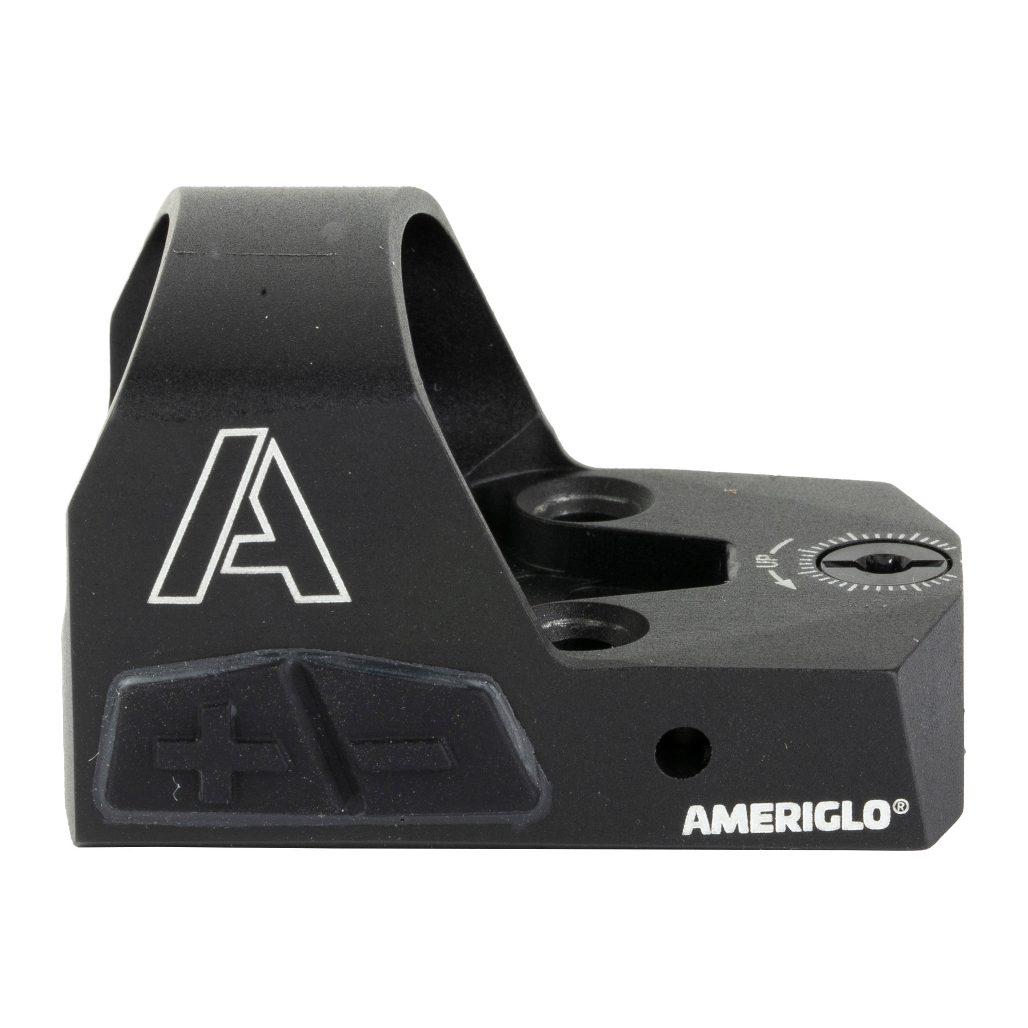 AmeriGlo HVN01 Haven Matte Black 1x 3.5 MOA Illuminated Adjustable Red LED Dot Reticle