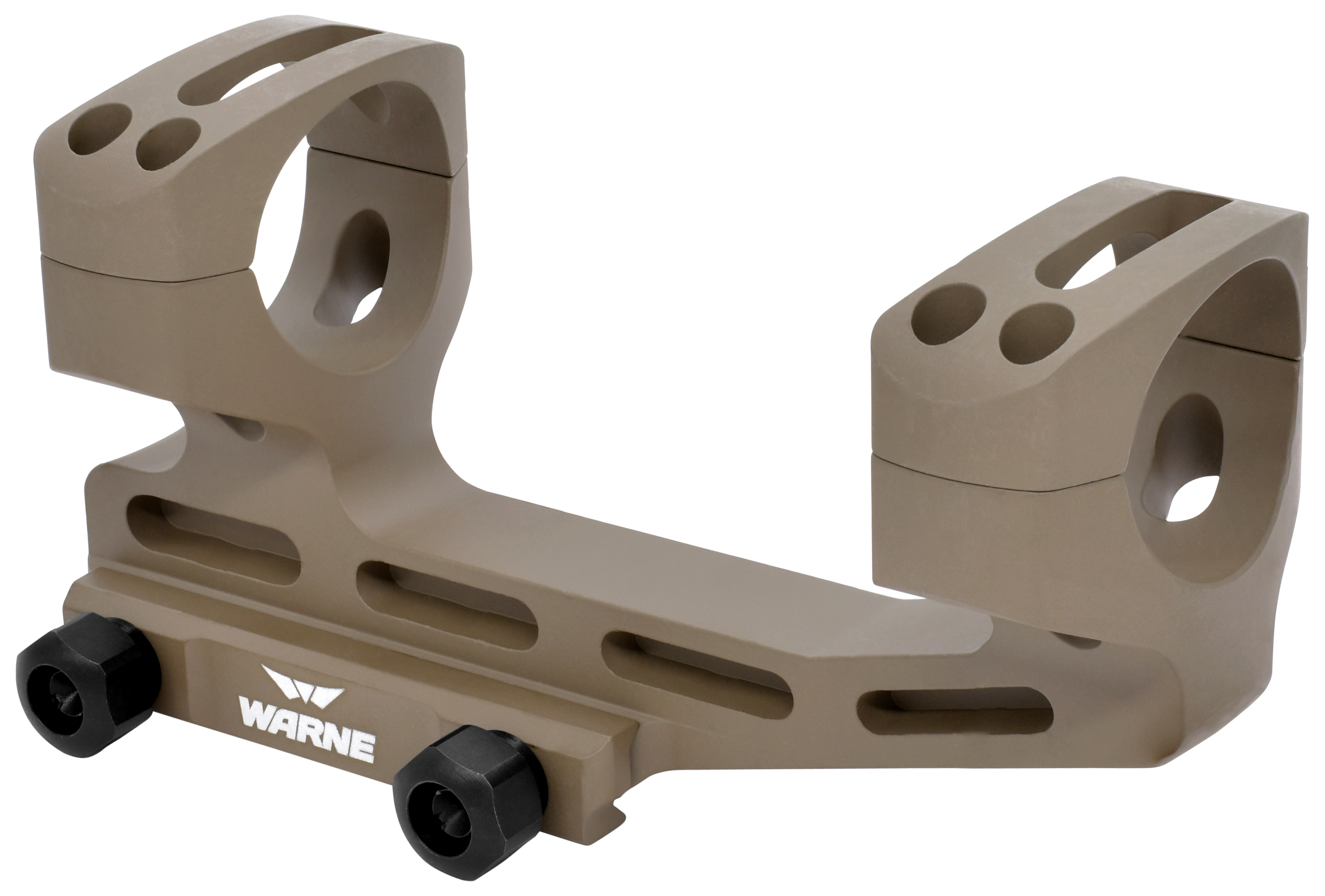 Warne MSR Super High Skeletonized 30mm Mount Dark Earth