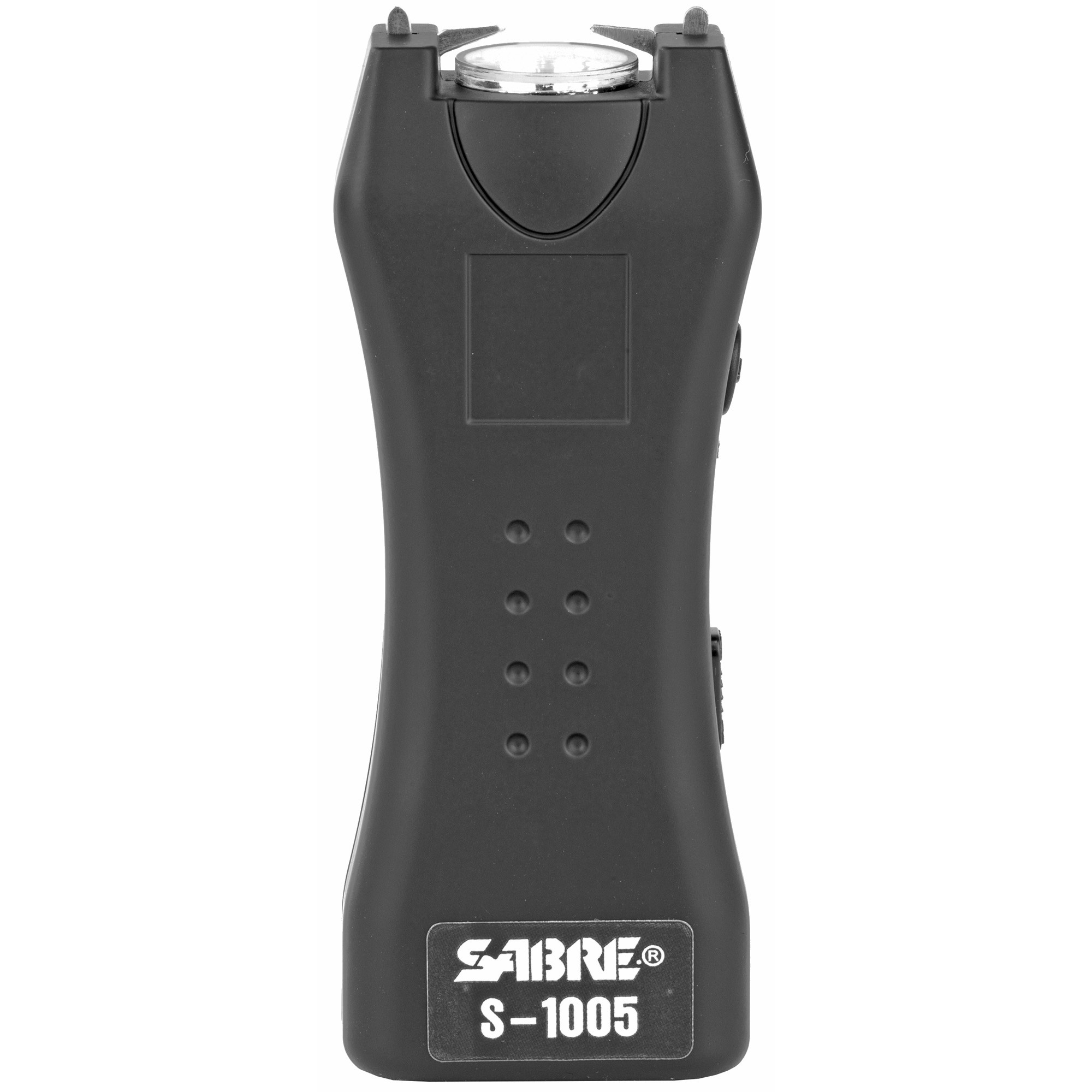 Sabre Dual Capacitor Stun Gun with LED Flashlight Black