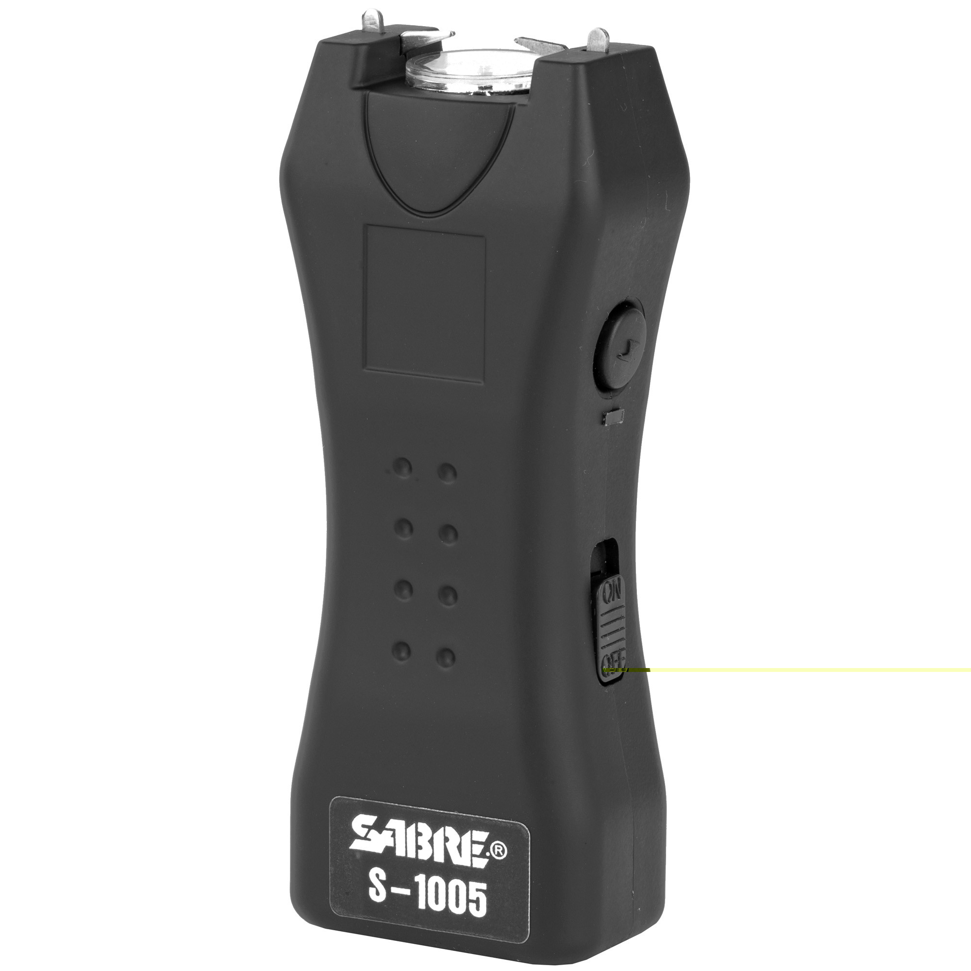 Sabre Dual Capacitor Stun Gun with LED Flashlight Black