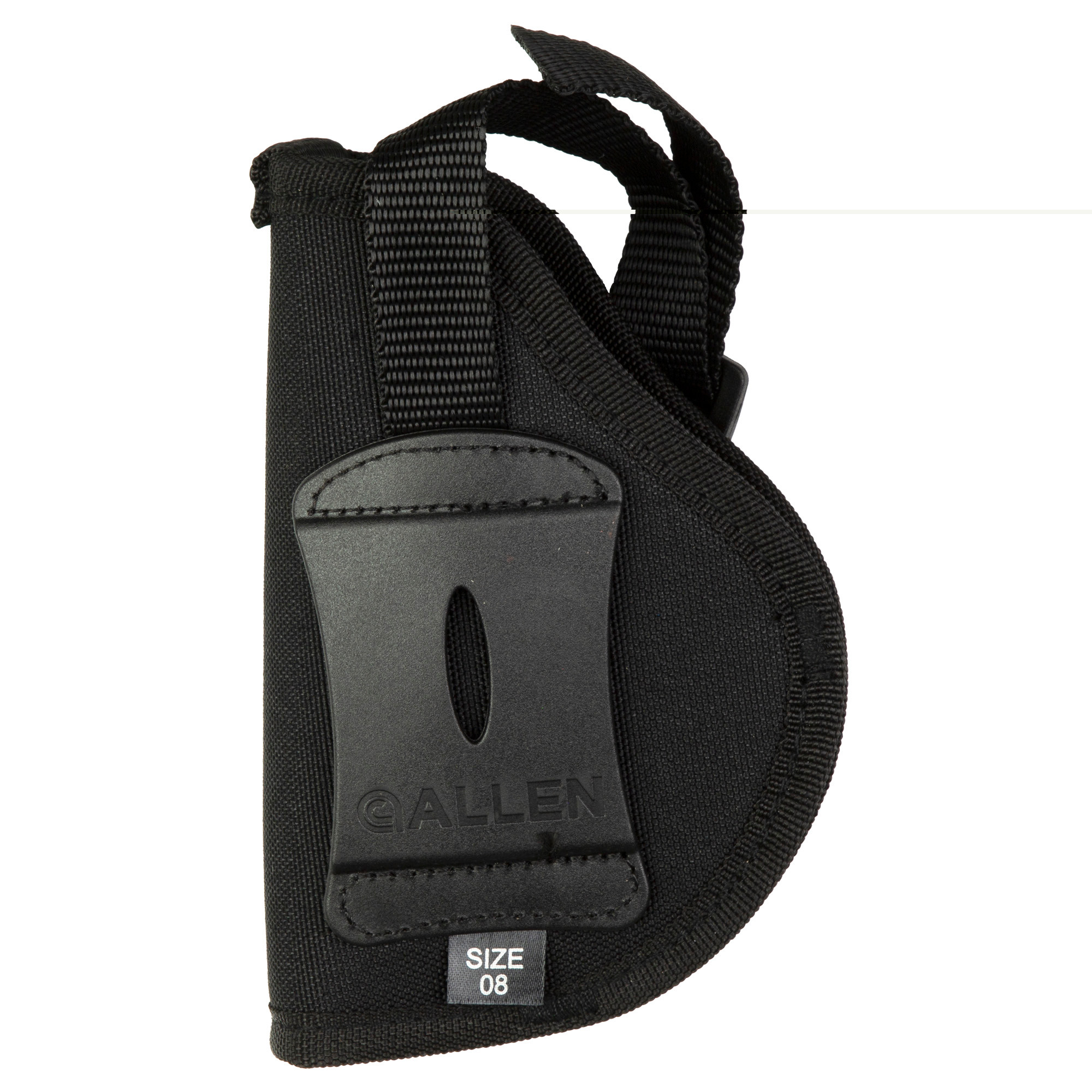 Allen 44809 Cortez Holster Size 09 OWB Style made of Polyester with Black Finish, Adjustable Strap & Belt Loop Mount Type fits 2" Barrel Small Frame 5rd Revolver with Hammer Spur for Right Hand