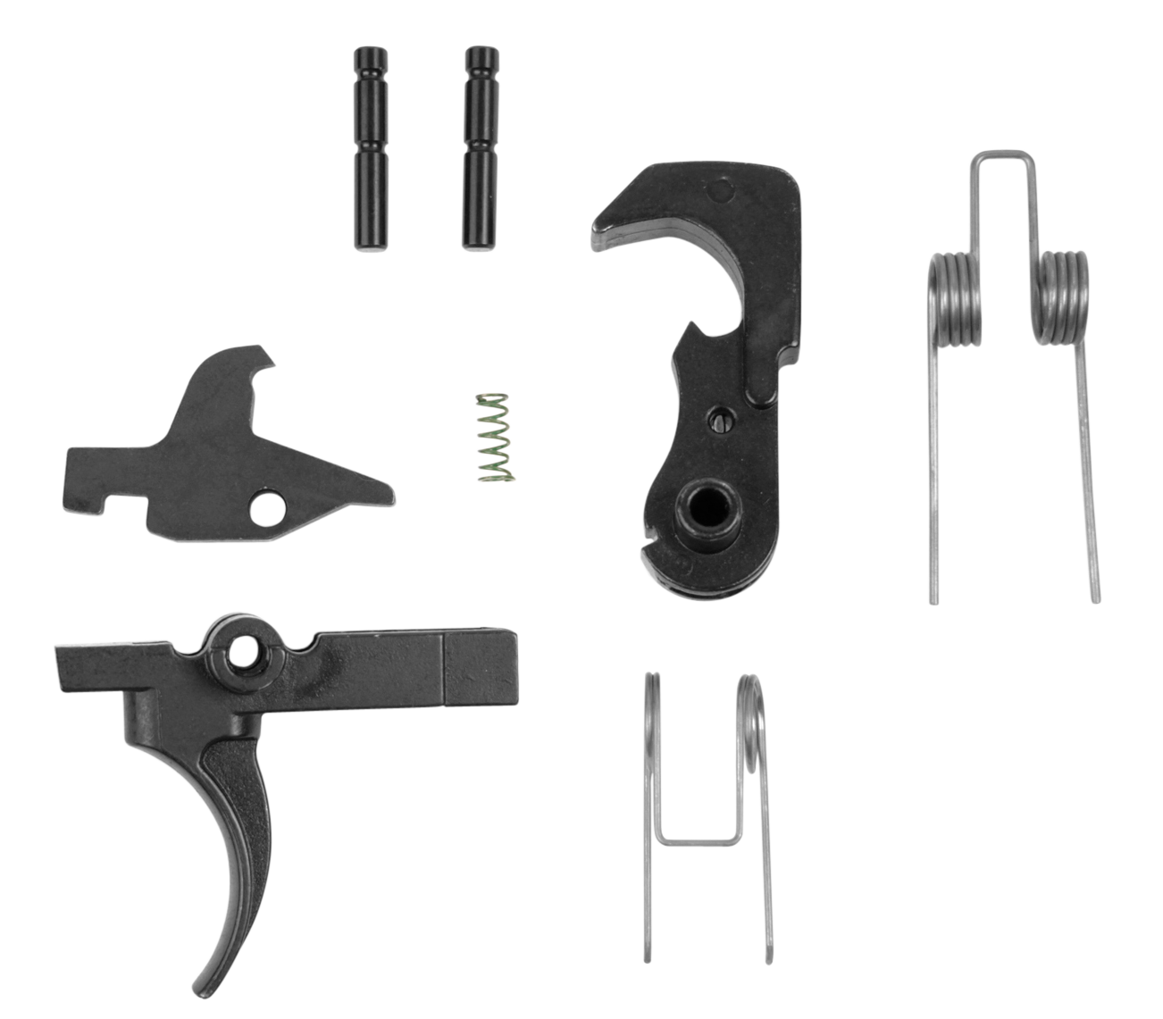 LBE Unlimited ARTRGRP Replacement Trigger Mil-Spec Group, Curved Trigger with Black Finish for AR-15