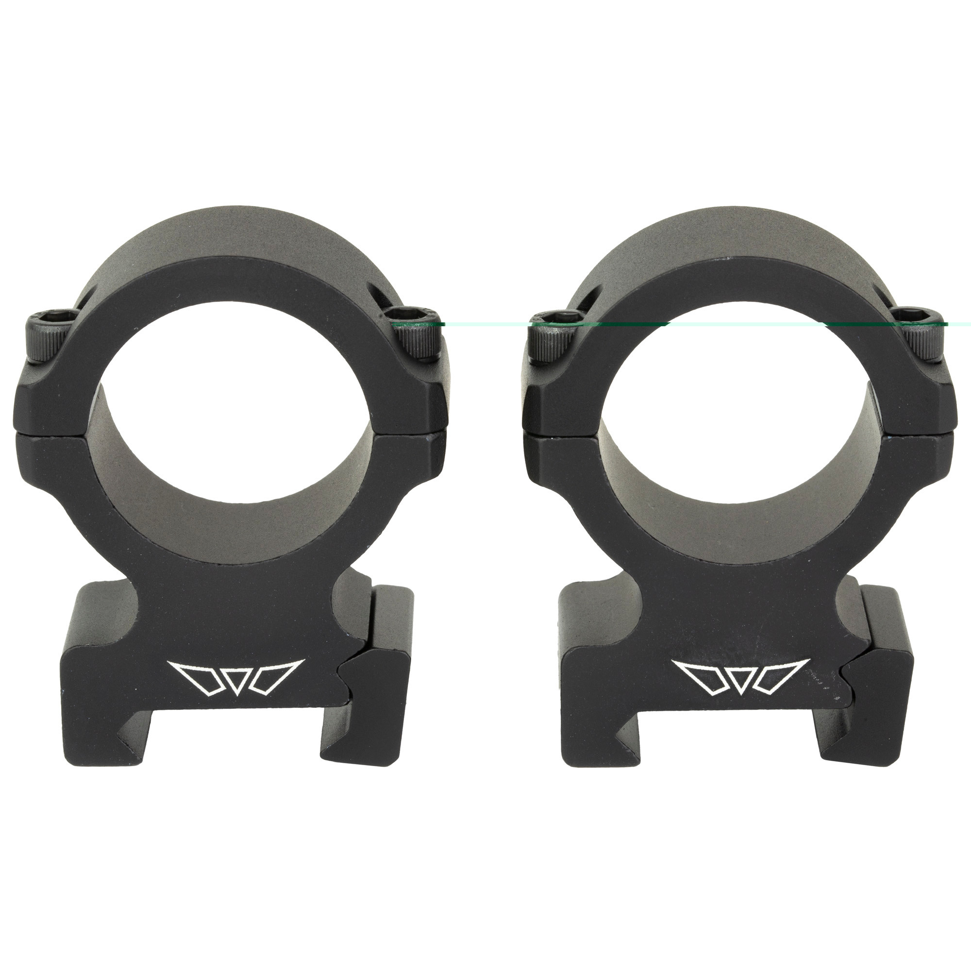 Warne Vapor Horizontal Picatinny-Style Aluminum Rings Matte