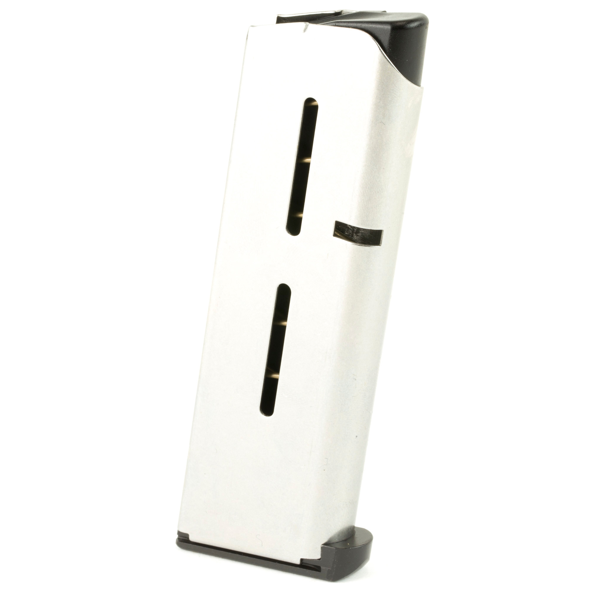 Wilson Combat Magazine 47 Series with Low Profile Steel Base Pad 1911 Officer 45 ACP 7-Round Stainless Steel