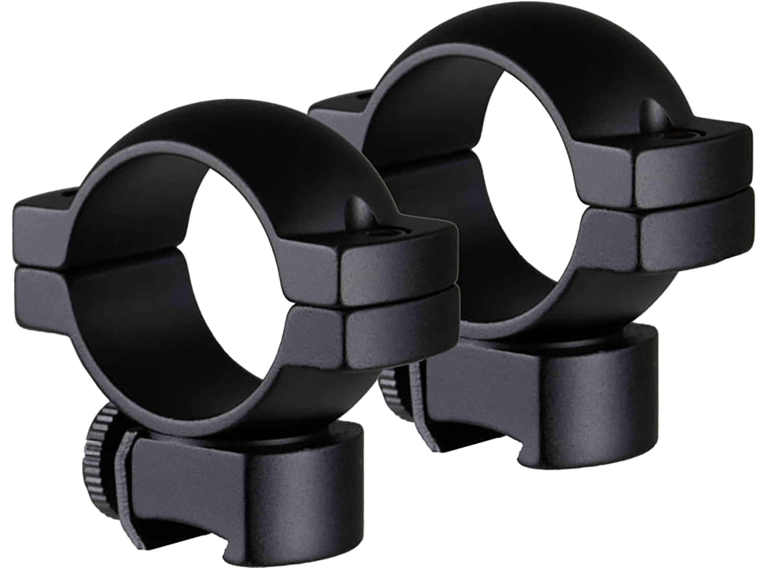 TruGlo TGTG8960B2 Scope Ring Set Lightweight For Rifle .22 Airgun/Rimfire 3/8" (11mm) Rail Medium 1" Tube Matte Black Aluminum
