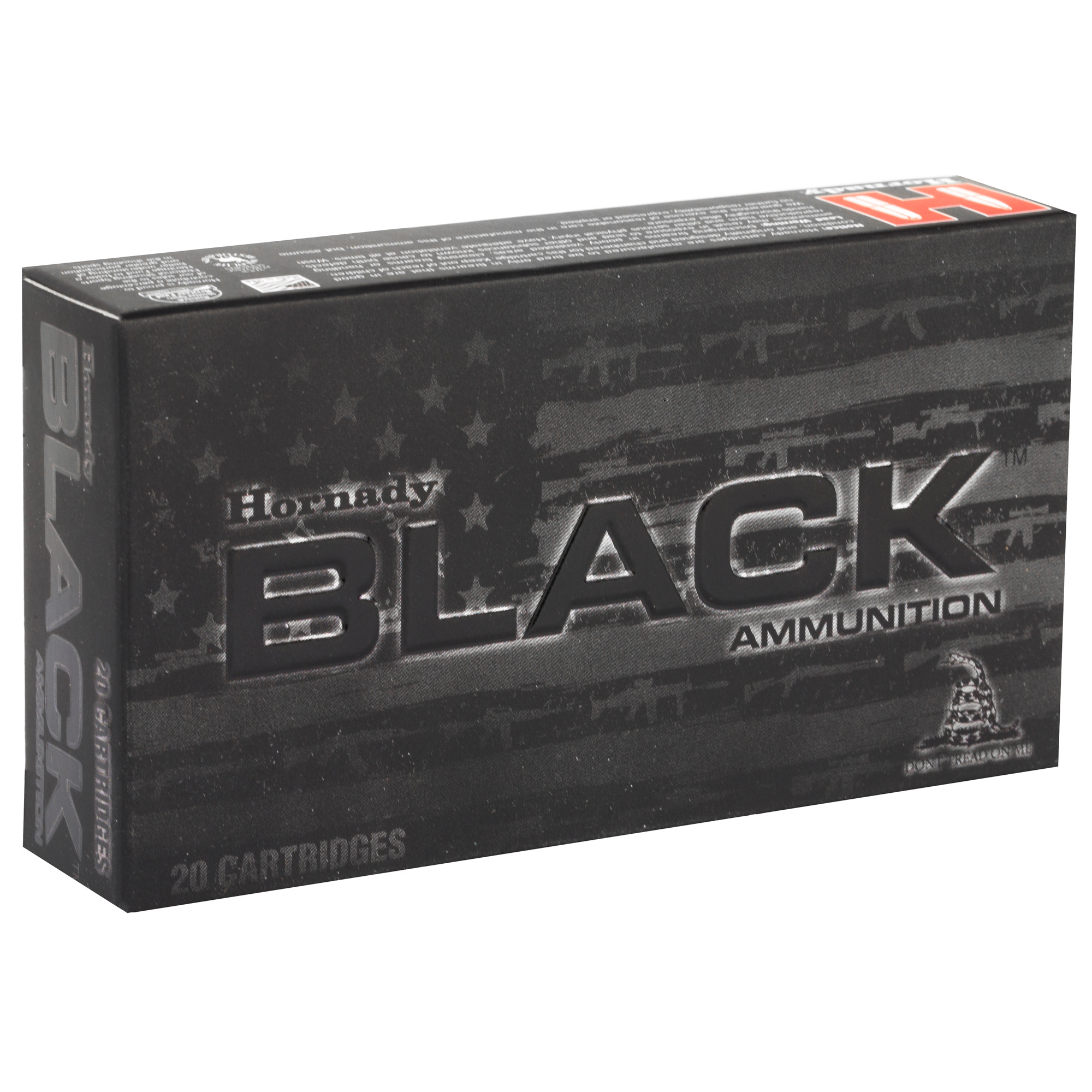 Hornady BLACK Ammunition 5.56x45mm NATO 75 Grain Interlock HD SBR 20RD