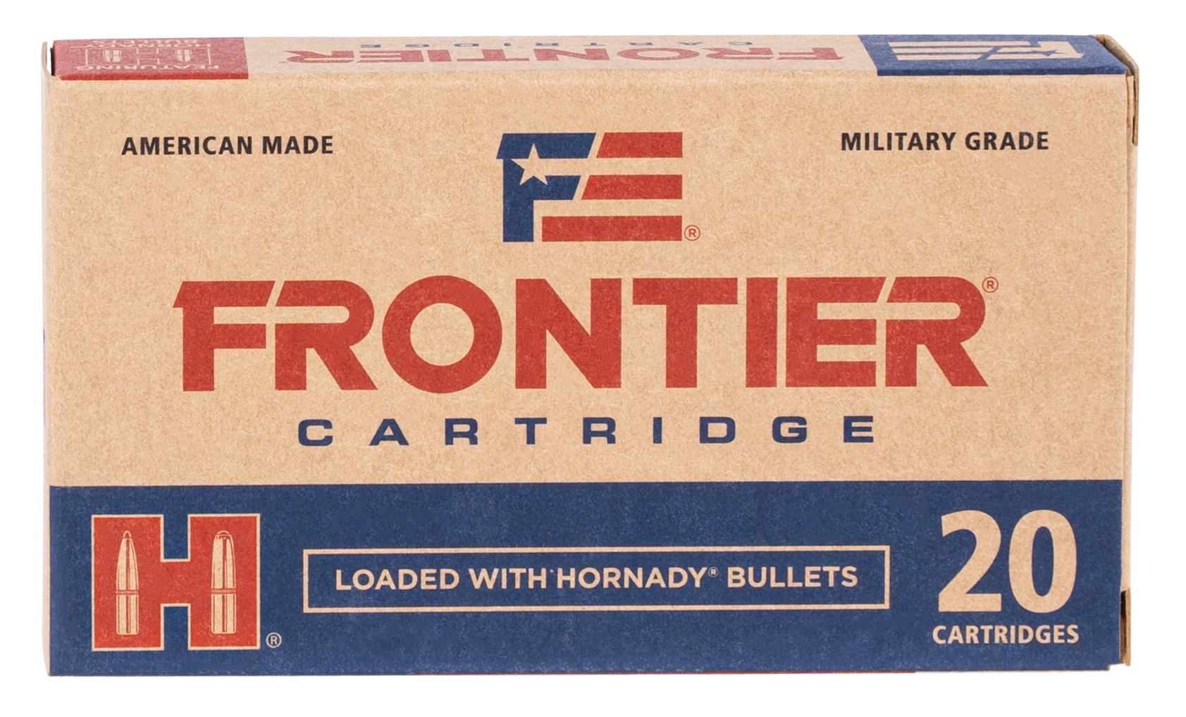 Frontier Cartridge Military Grade Ammunition 6.5 Grendel 123 Grain Hornady Full Metal Jacket