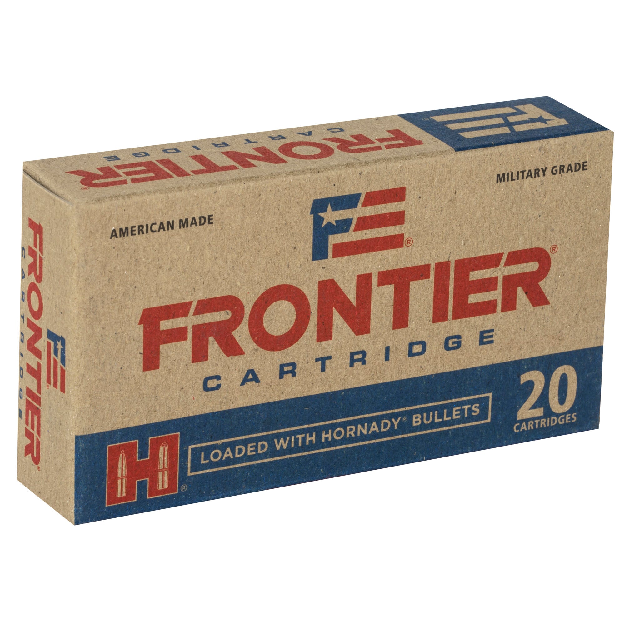 Frontier Cartridge Military Grade Ammunition 6.5 Grendel 123 Grain Hornady Full Metal Jacket