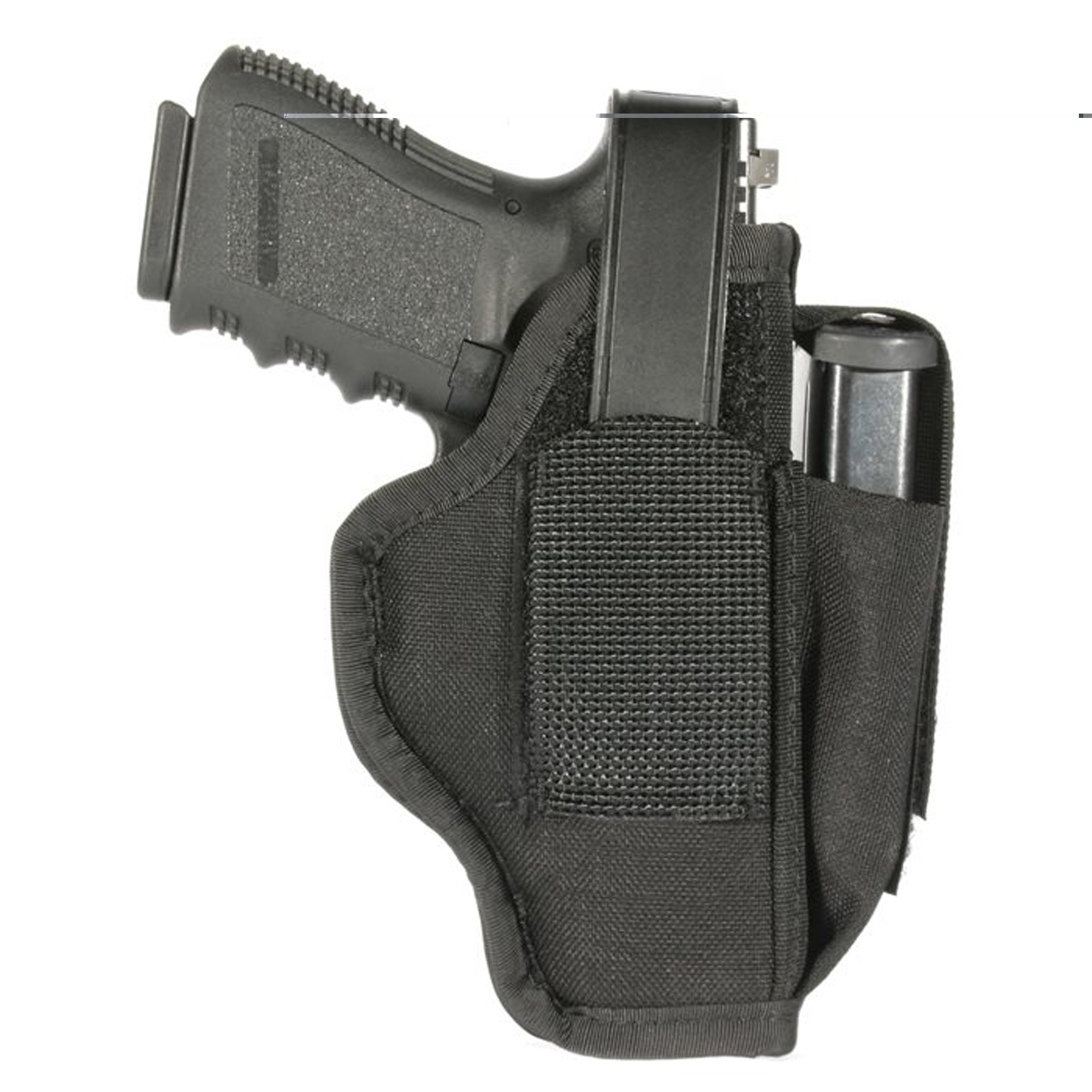 Blackhawk 40AM03BK Multi-UseIWB/OWB Size 03 Black Nylon Belt Clip Fits Large Semi-Auto Fits 4.50-5" Barrel Ambidextrous