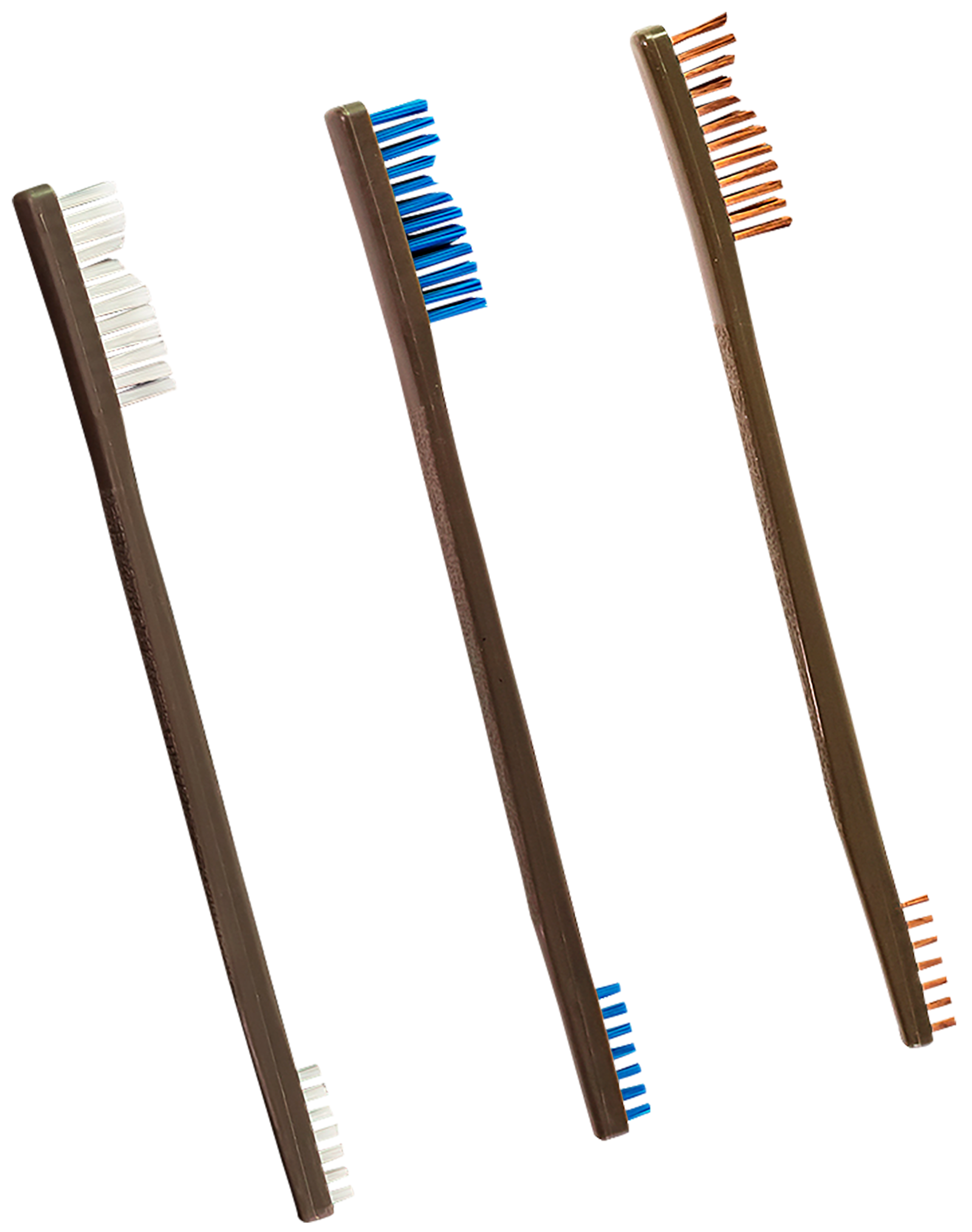 Otis FG3163 AP BrushesBronze/Nylon Bristles 3 Pack
