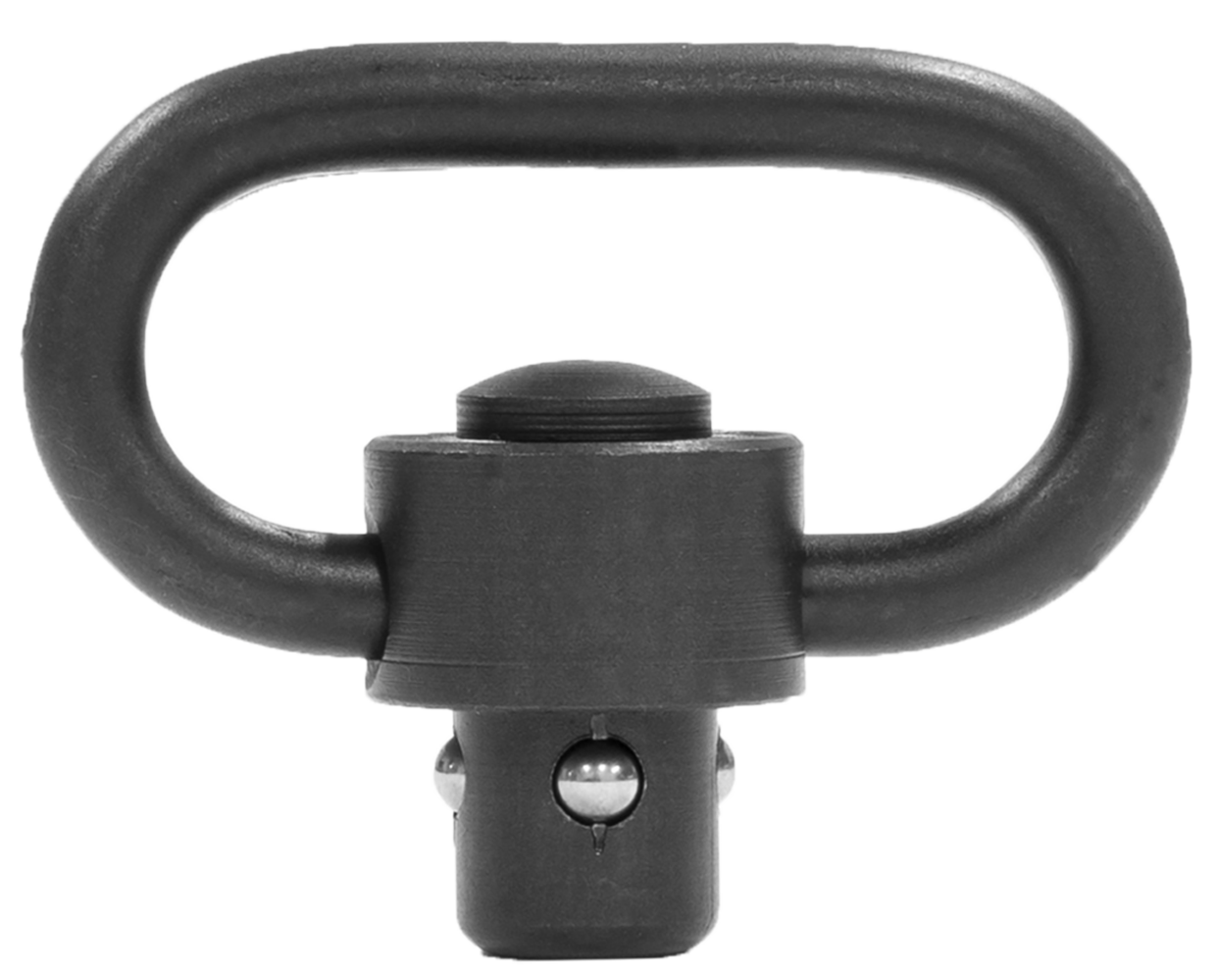 GrovTec Heavy Duty Push Button Quick Detach Sling Swivel 1.25" Steel Nitride Black