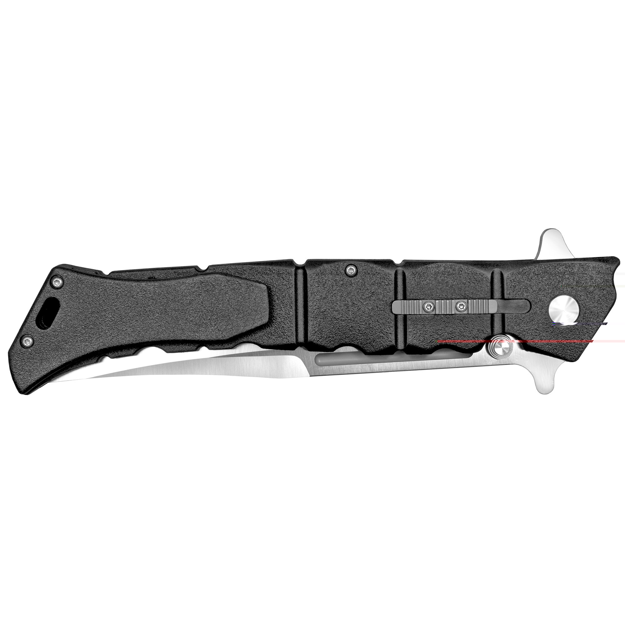 Cold Steel CS20NQX LuzonLarge 6" Folding Plain 8Cr13MoV SS Blade/Black GFN Handle Features Safety Switch Includes Pocket Clip