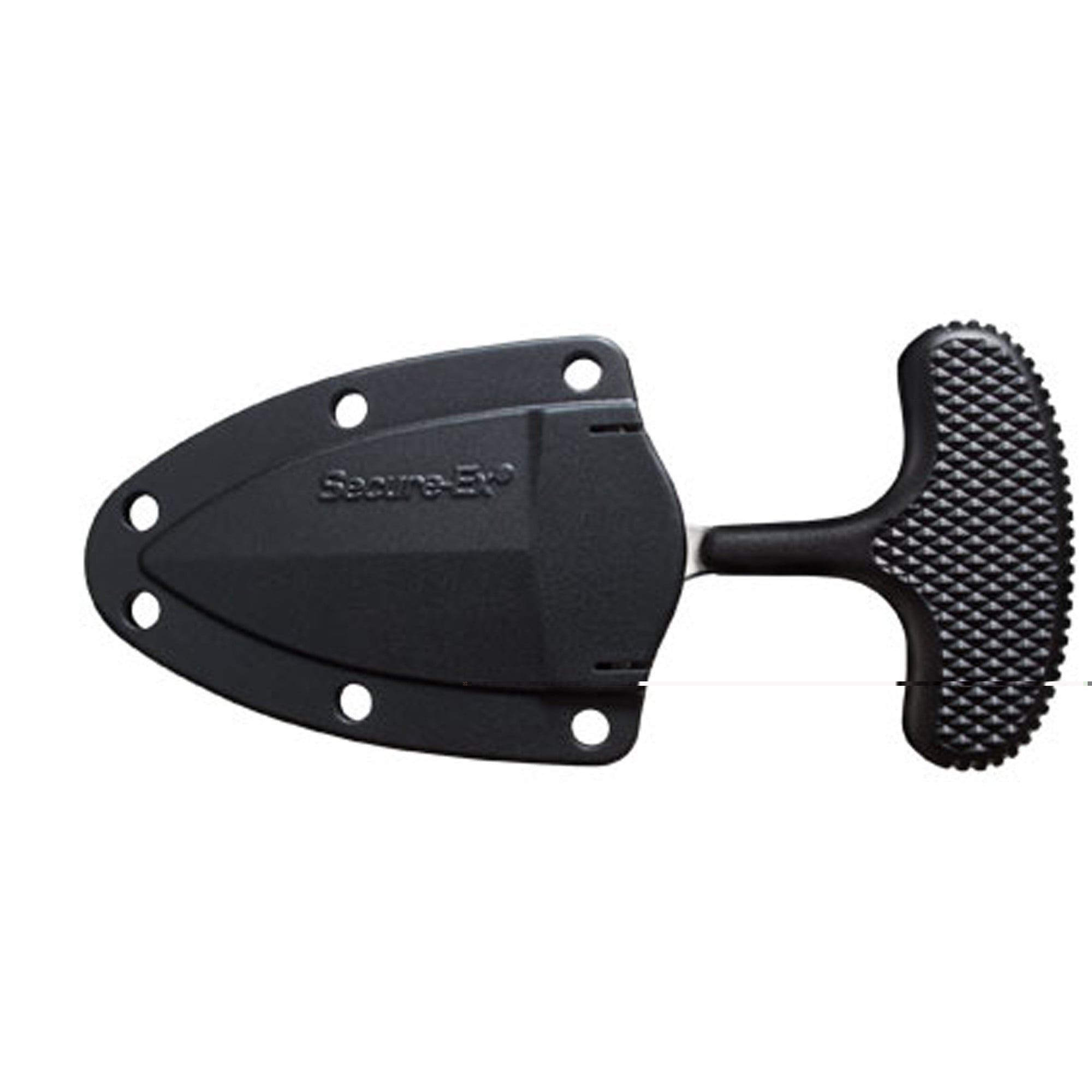 Cold Steel CS43XL Urban Edge2.50" Fixed Plain Stone Washed Japanese AUS-8A SS Blade/Black Kray-Ex Handle