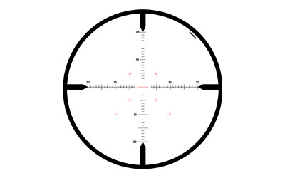 Truglo TG8541TLR Eminus 4-16x 44mm Obj 23.74-5.94 ft @ 100 yds FOV 30mm Tube Black Hardcoat Anodized Illuminated TacPlex
