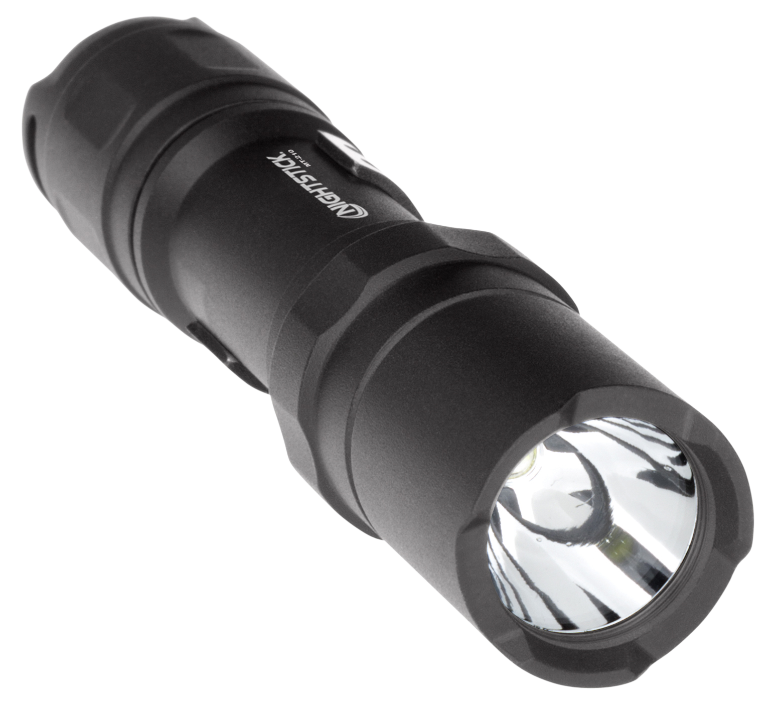 Nightstick MT210 MT-210 Mini-TAC Pro Black Anodized Hardcoat Aluminum White LED 30/55/120 Lumens 40 Meters-70 Meters Beam Distance